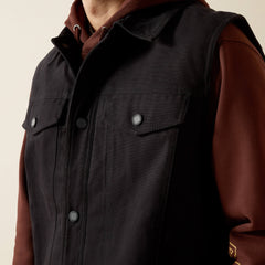 Men Canvas Rancher Vest | Ariat on sale