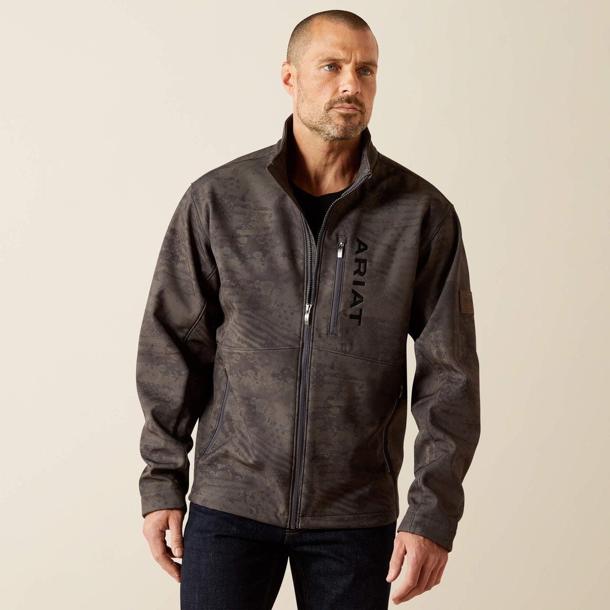 Men Patriot Flag Softshell Jacket | Ariat