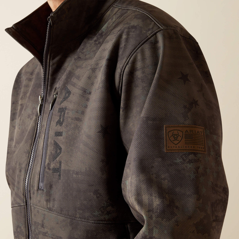 Men Patriot Flag Softshell Jacket | Ariat