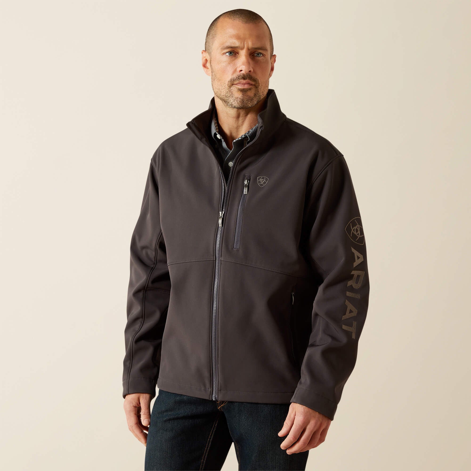 Men Logo Softshell Jacket | Ariat Discount