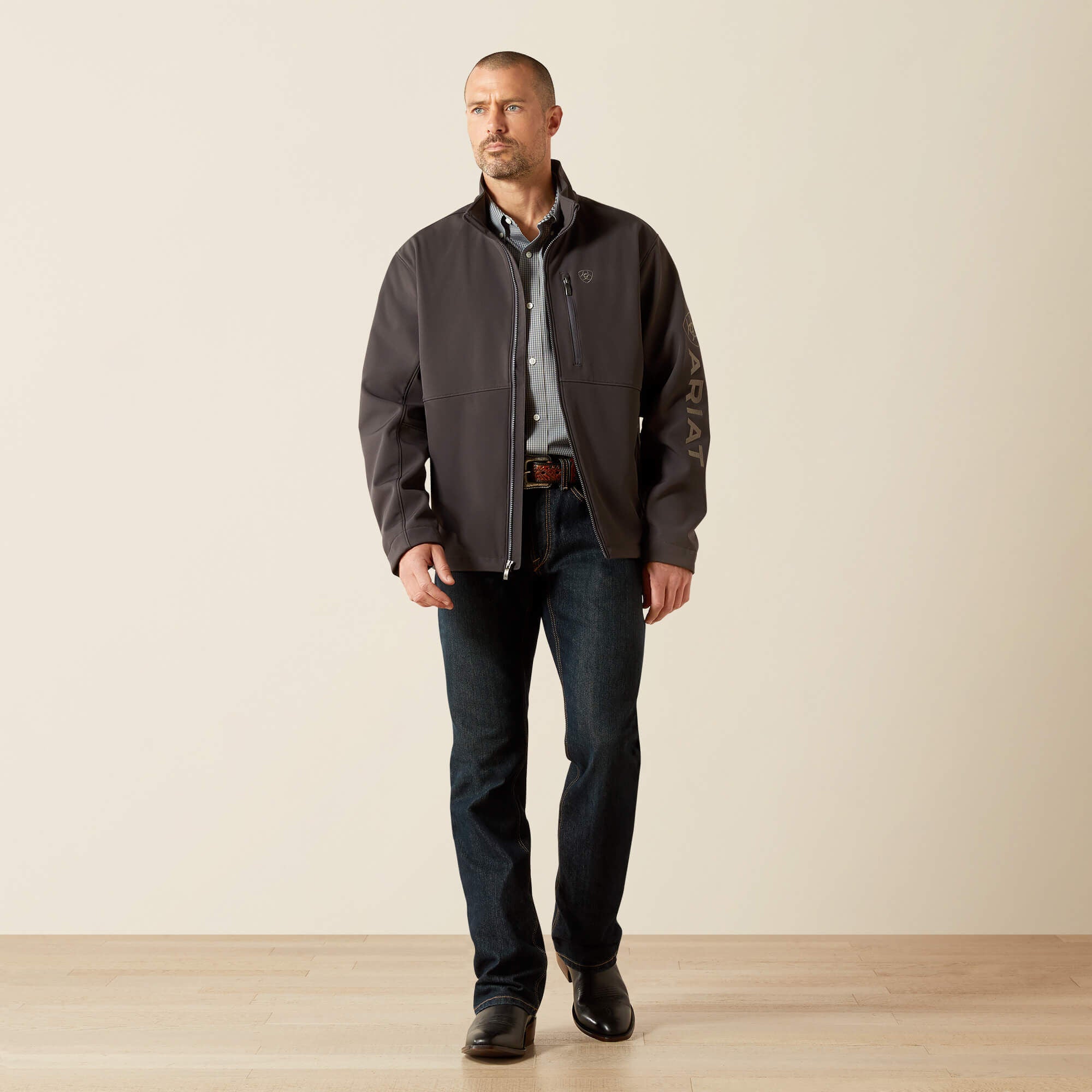 Men Logo Softshell Jacket | Ariat Discount