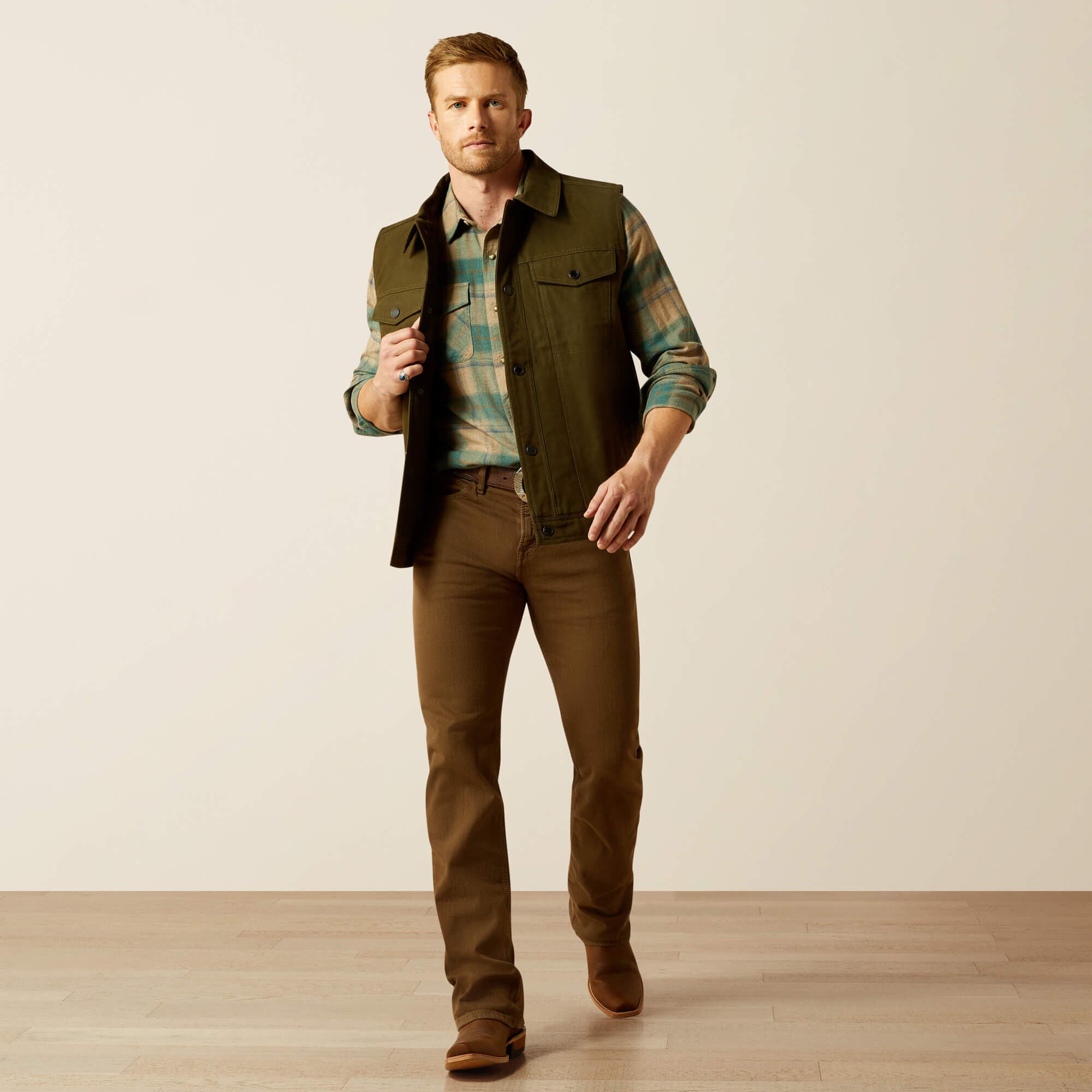 Men Canvas Rancher Vest | Ariat us