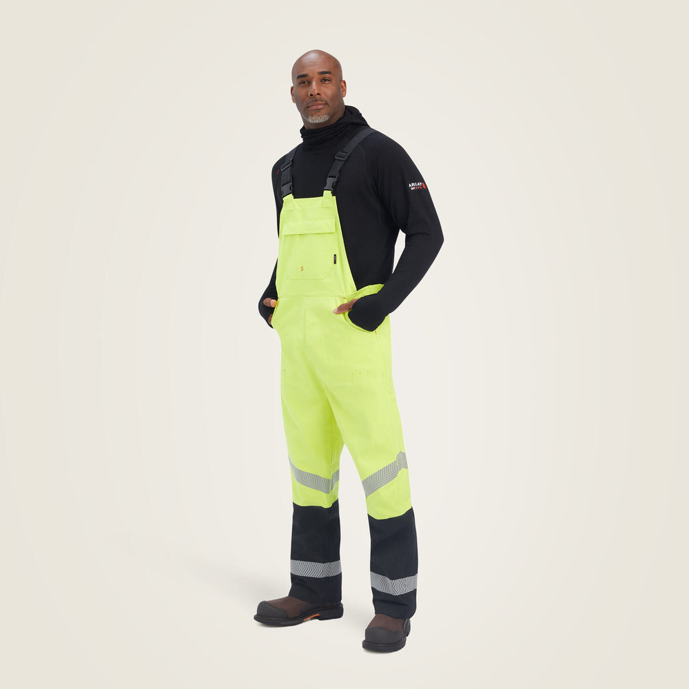 Men FR Hi-Vis Waterproof Bib | Ariat