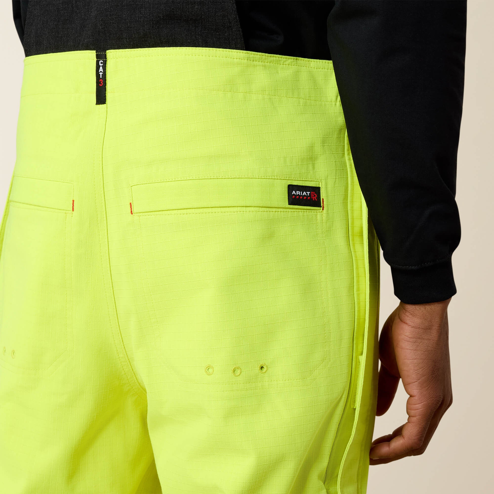 Men FR Hi-Vis Waterproof Bib | Ariat