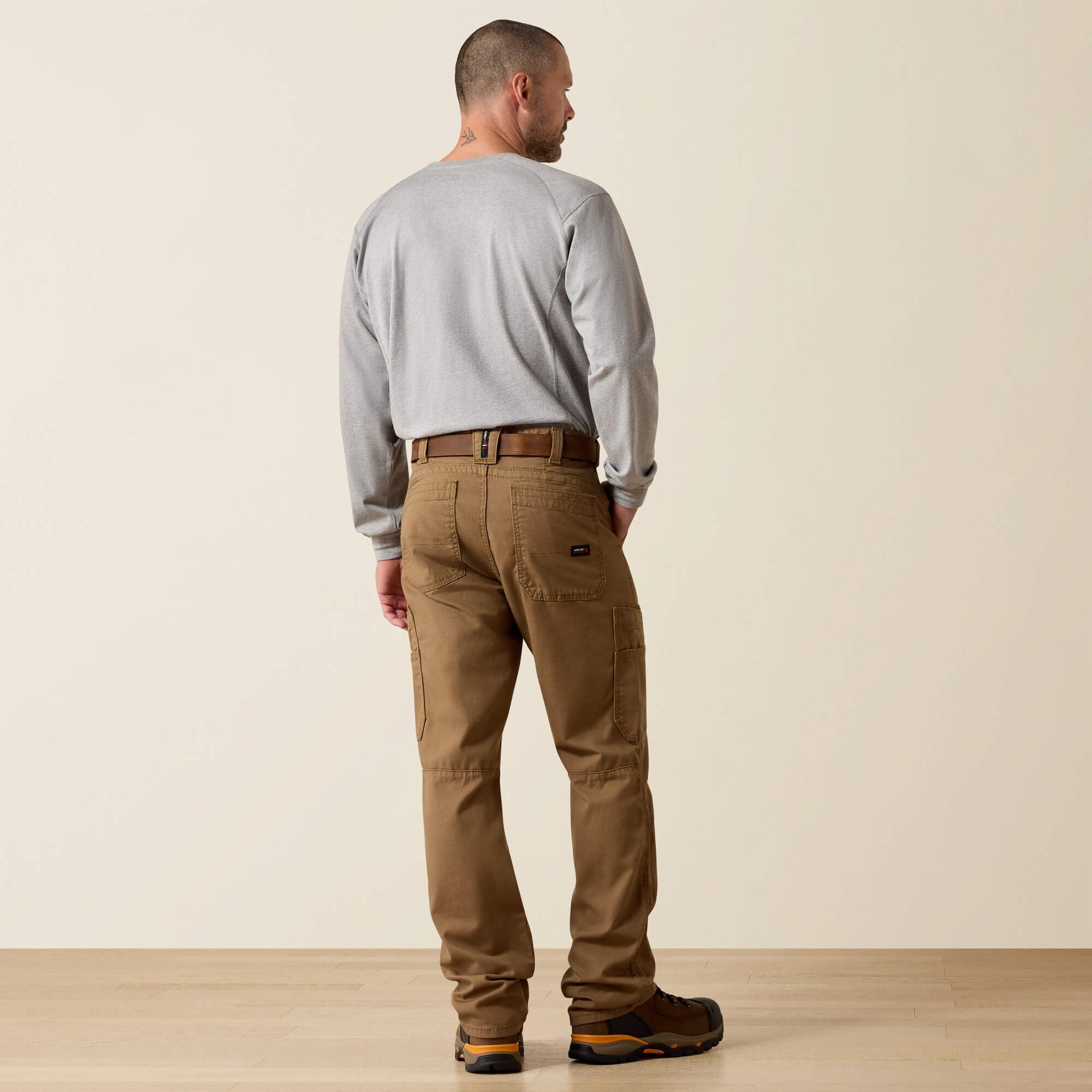 Men FR M5 Stretch DuraLight Cordura® Canvas Stackable Straight Leg Pant | Ariat us