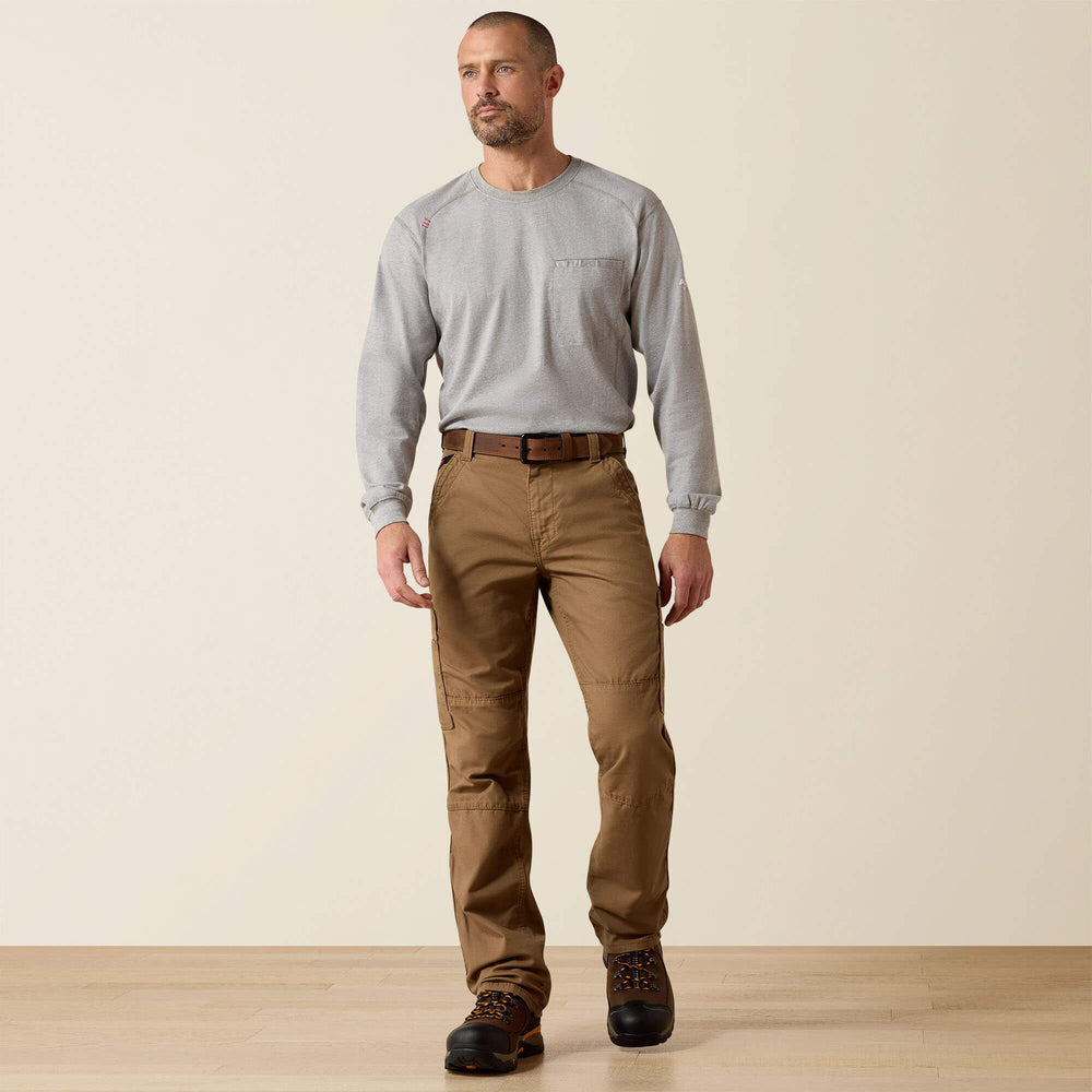Men FR M5 Stretch DuraLight Cordura® Canvas Stackable Straight Leg Pant | Ariat us