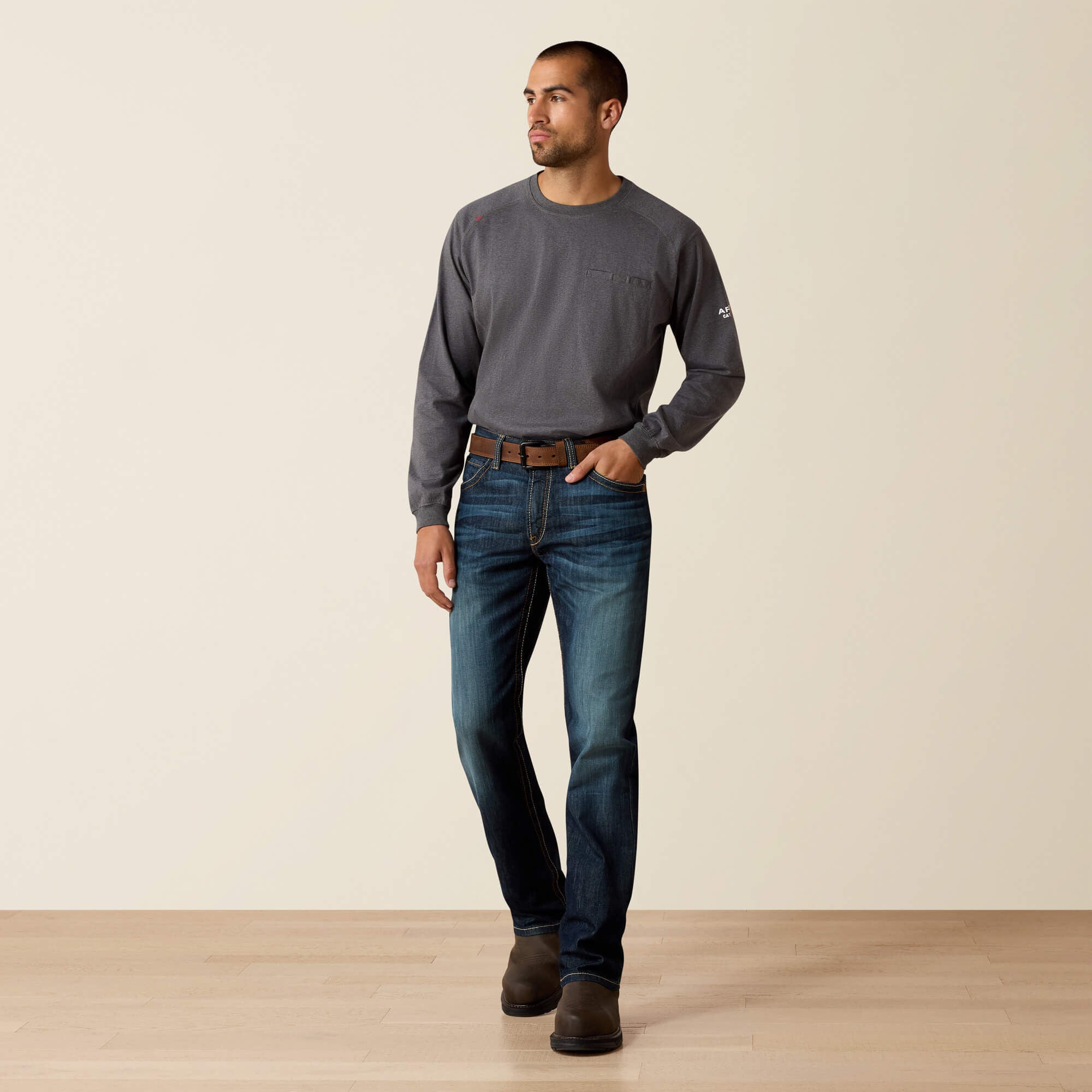 Men FR M4 Relaxed Stretch DuraLight Basic Boot Cut Jean | Ariat near me