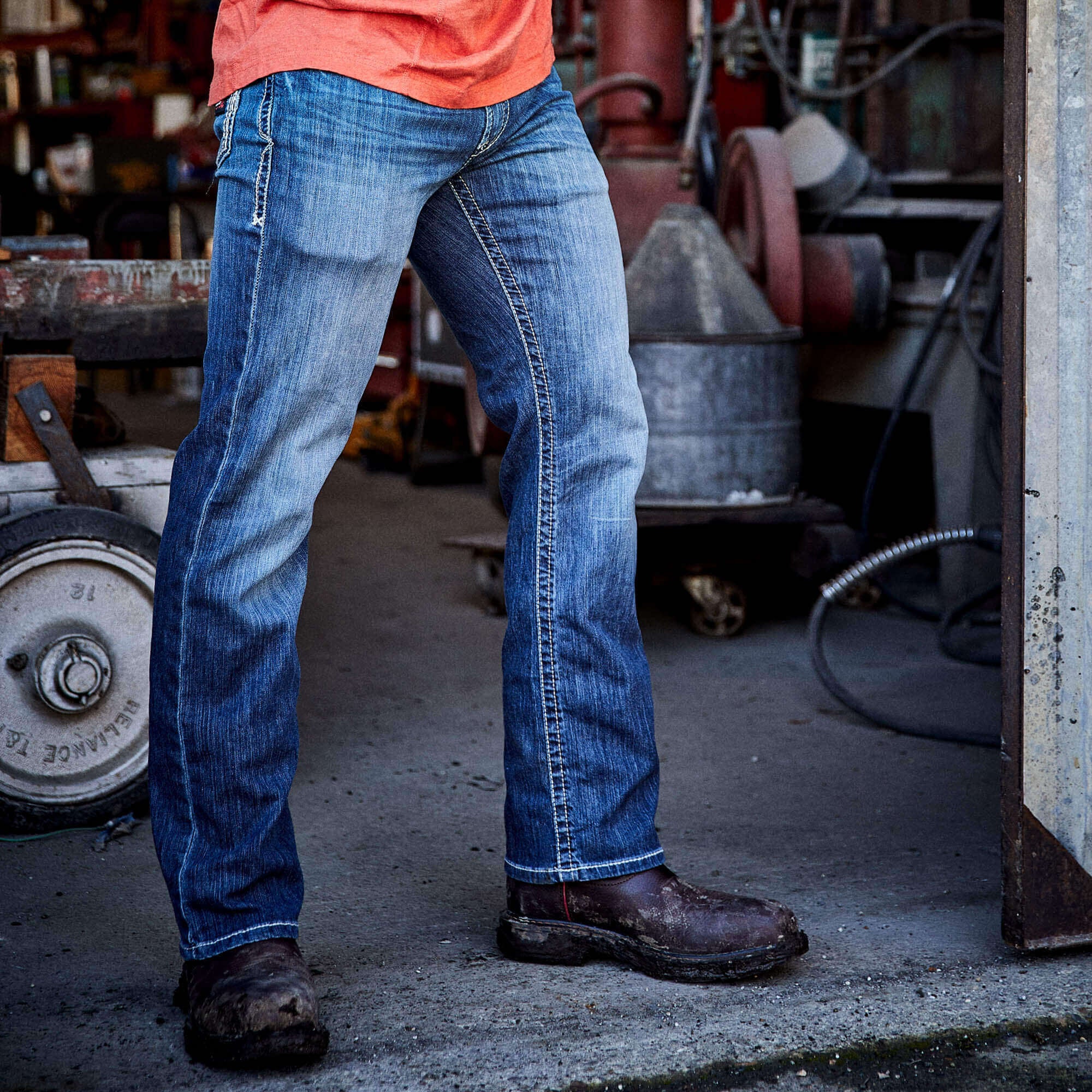 Men FR M4 Relaxed Stretch DuraLight Boundary Boot Cut Jean | Ariat for sale