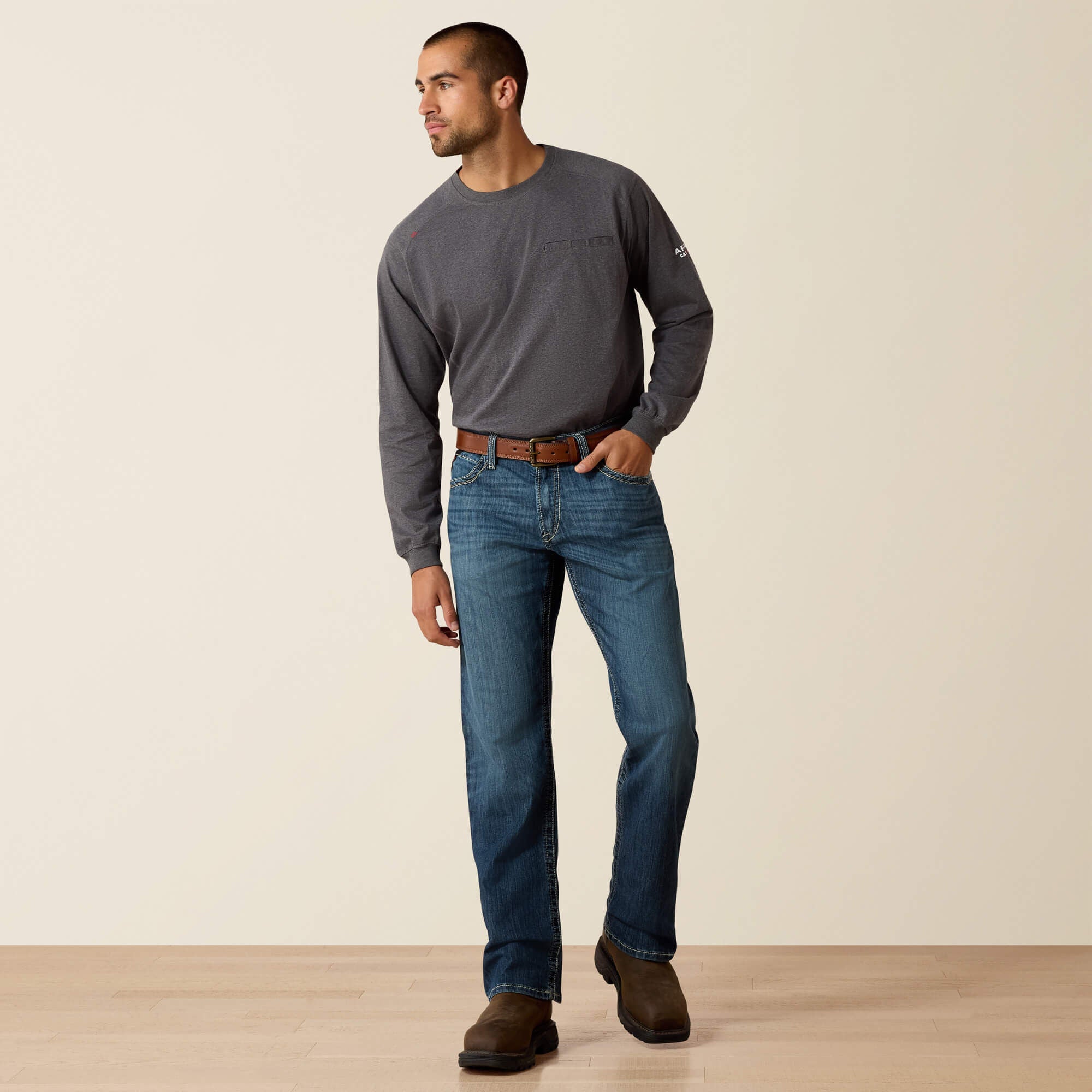 Men FR M4 Relaxed Stretch DuraLight Boundary Boot Cut Jean | Ariat for sale