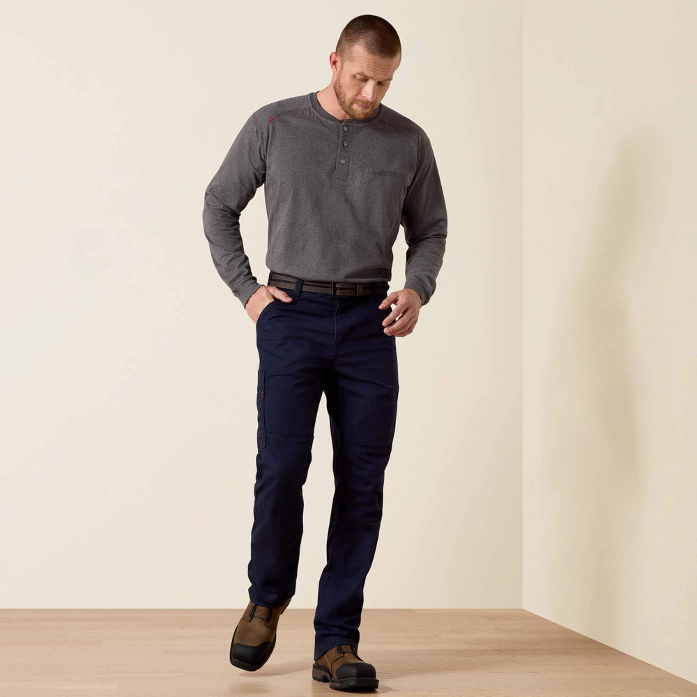 Men FR M5 Stretch DuraLight Cordura® Canvas Stackable Straight Leg Pant | Ariat