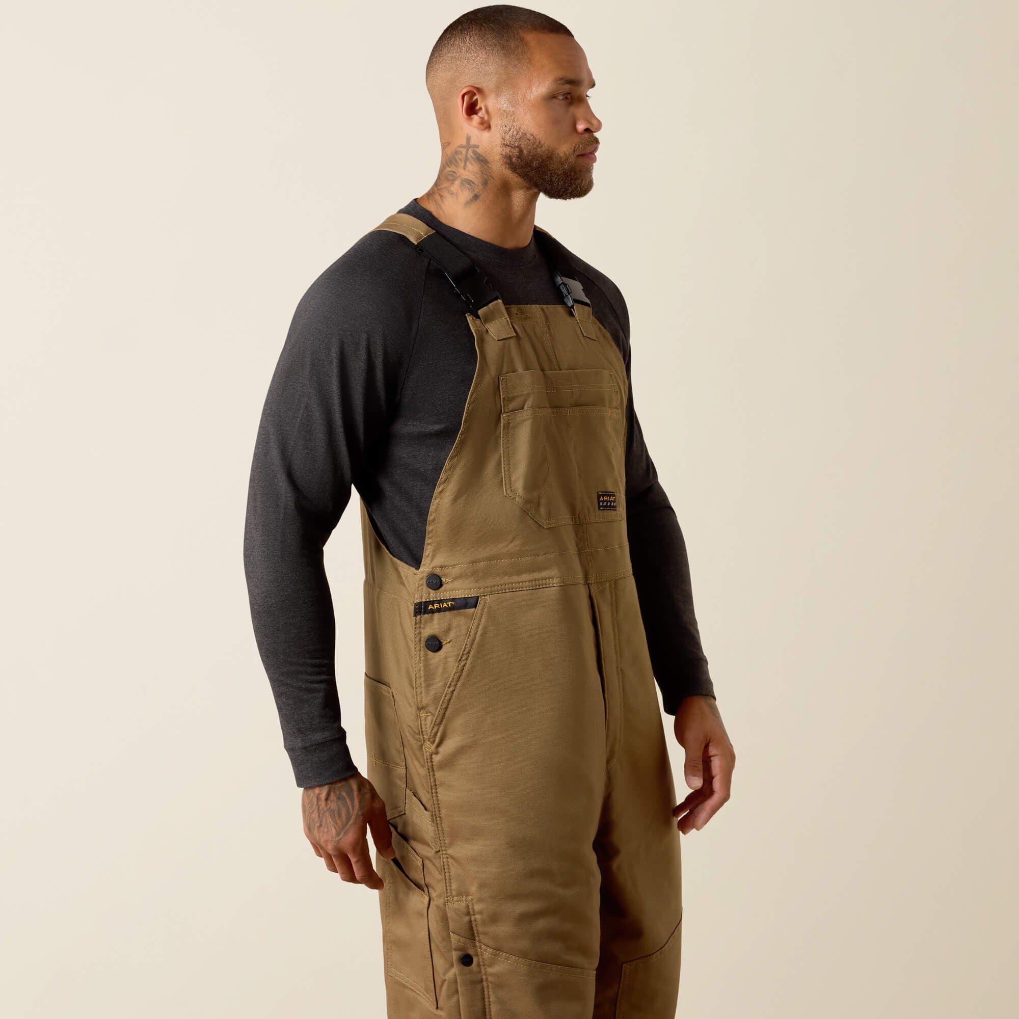 Men Rebar DuraCanvas Stretch Insulated Bib | Ariat Discount