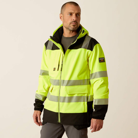 Men Rebar Hi-Vis Softshell Jacket | Ariat on sale
