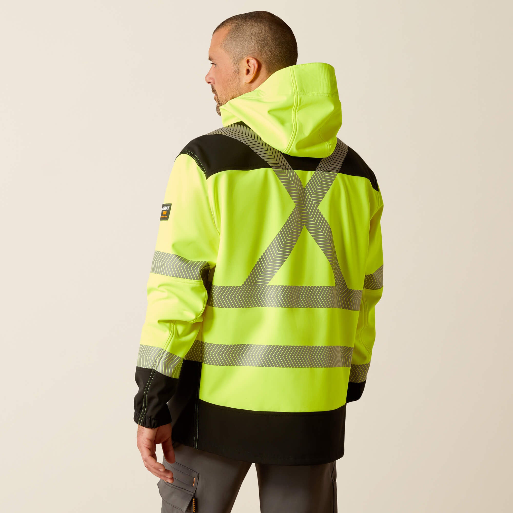 Men Rebar Hi-Vis Softshell Jacket | Ariat on sale