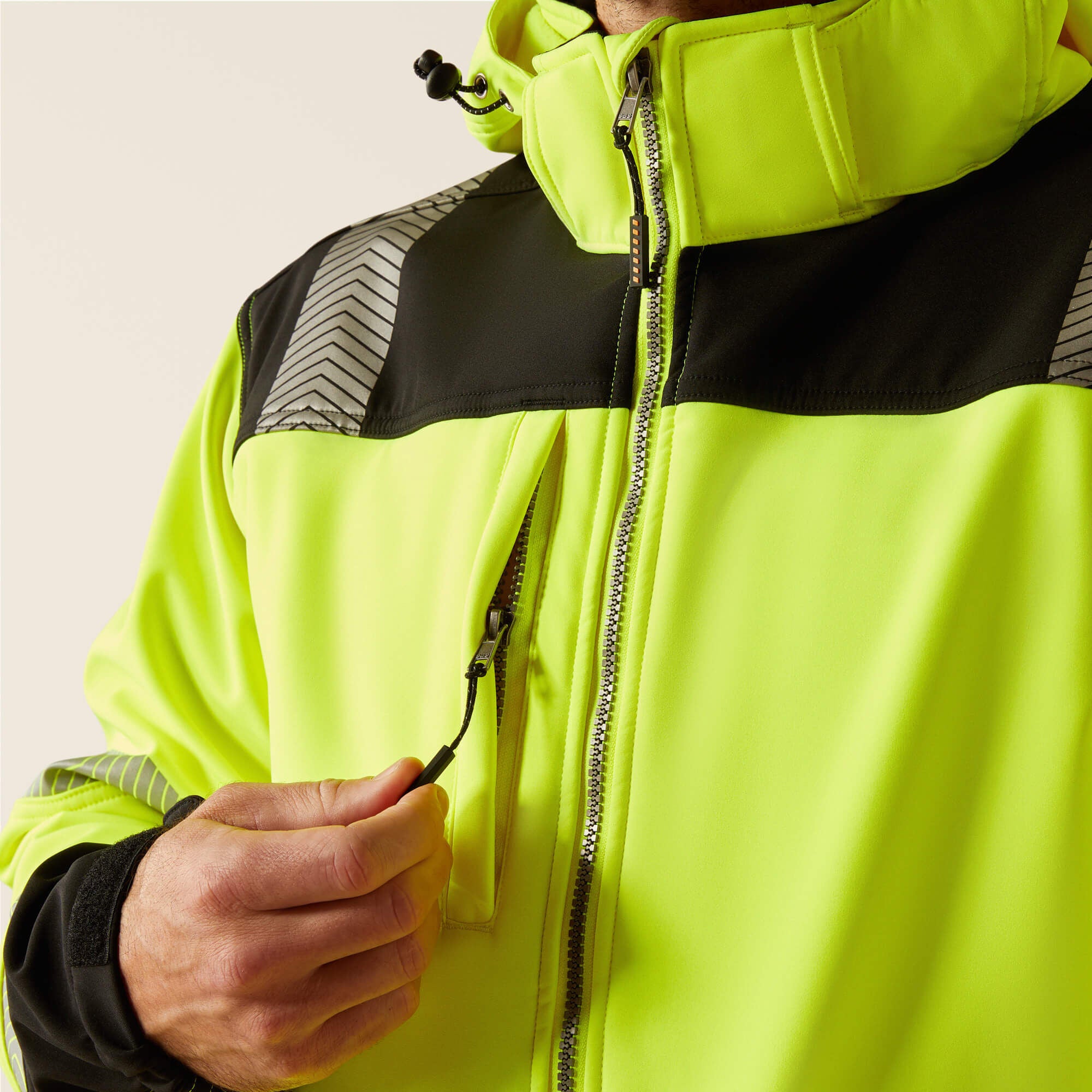 Men Rebar Hi-Vis Softshell Jacket | Ariat on sale