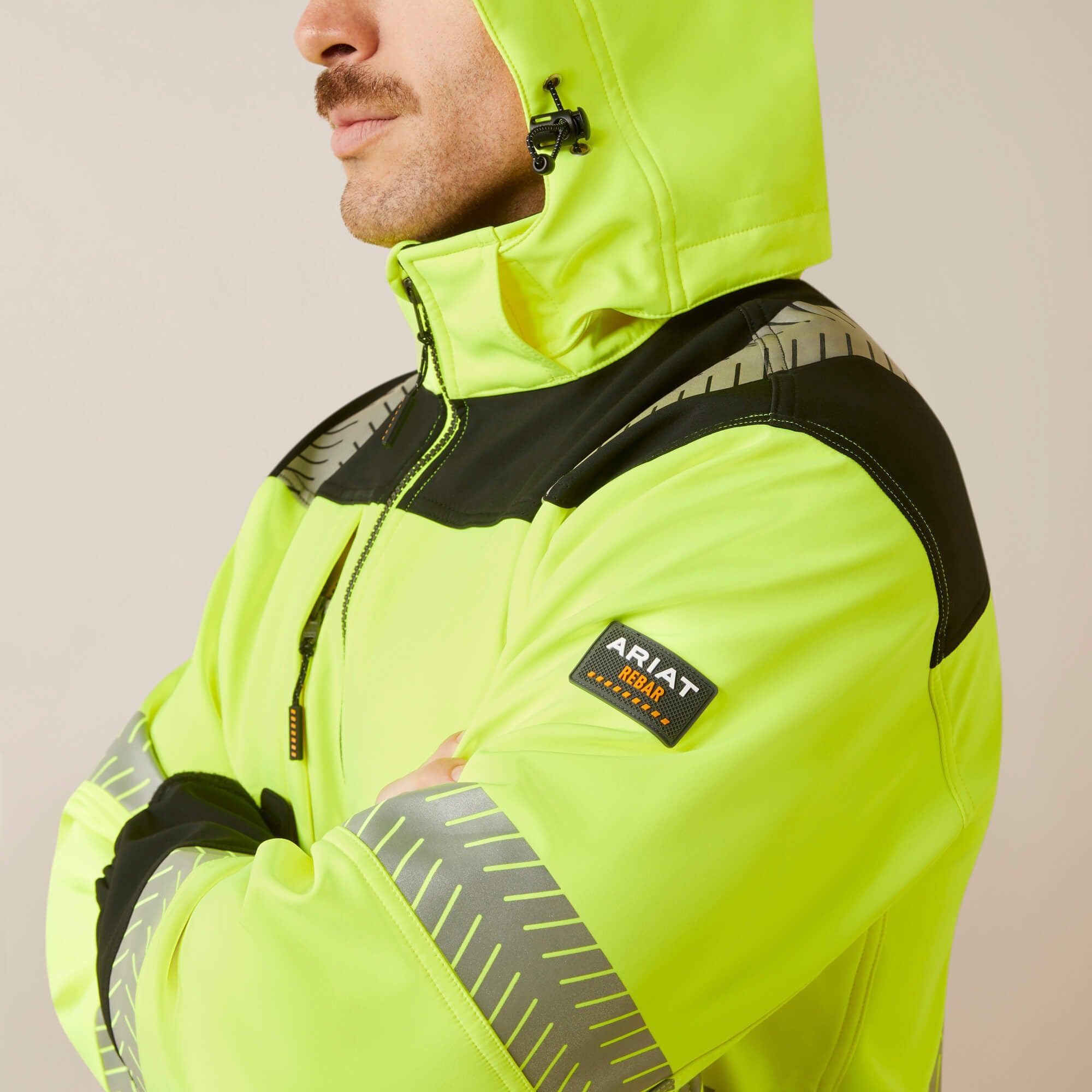 Men Rebar Hi-Vis Softshell Jacket | Ariat on sale