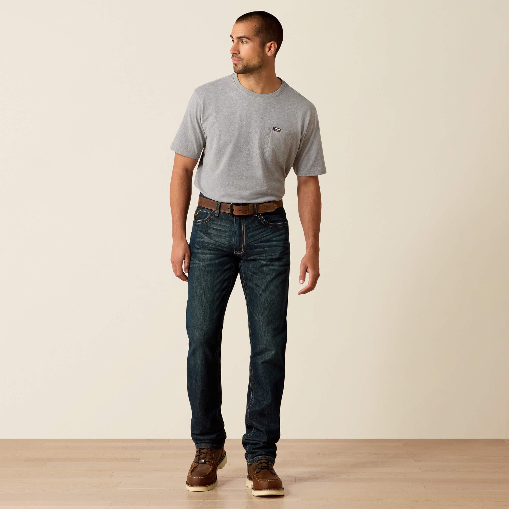 Men Rebar M4 Relaxed DuraStretch Edge Stackable Straight Leg Jean | Ariat near me