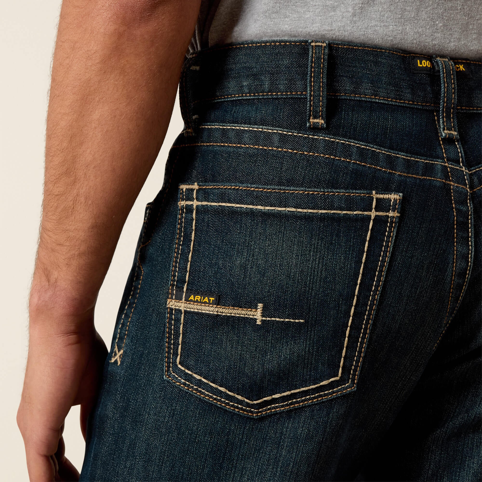Men Rebar M4 Relaxed DuraStretch Edge Stackable Straight Leg Jean | Ariat near me