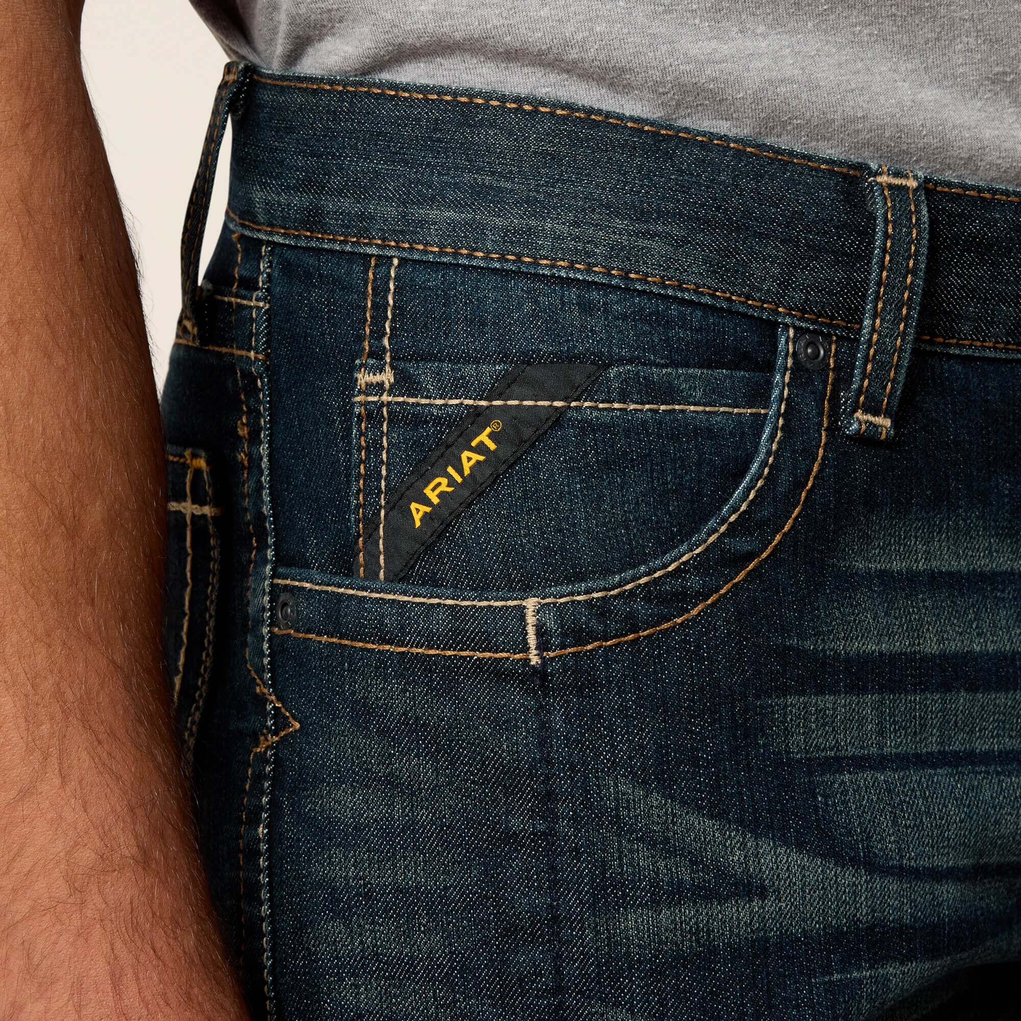 Men Rebar M4 Relaxed DuraStretch Edge Stackable Straight Leg Jean | Ariat near me