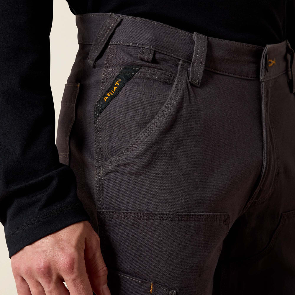 Men Rebar M4 Low Rise DuraStretch Made Tough Double Front Stackable Straight Leg Pant | Ariat Outlet
