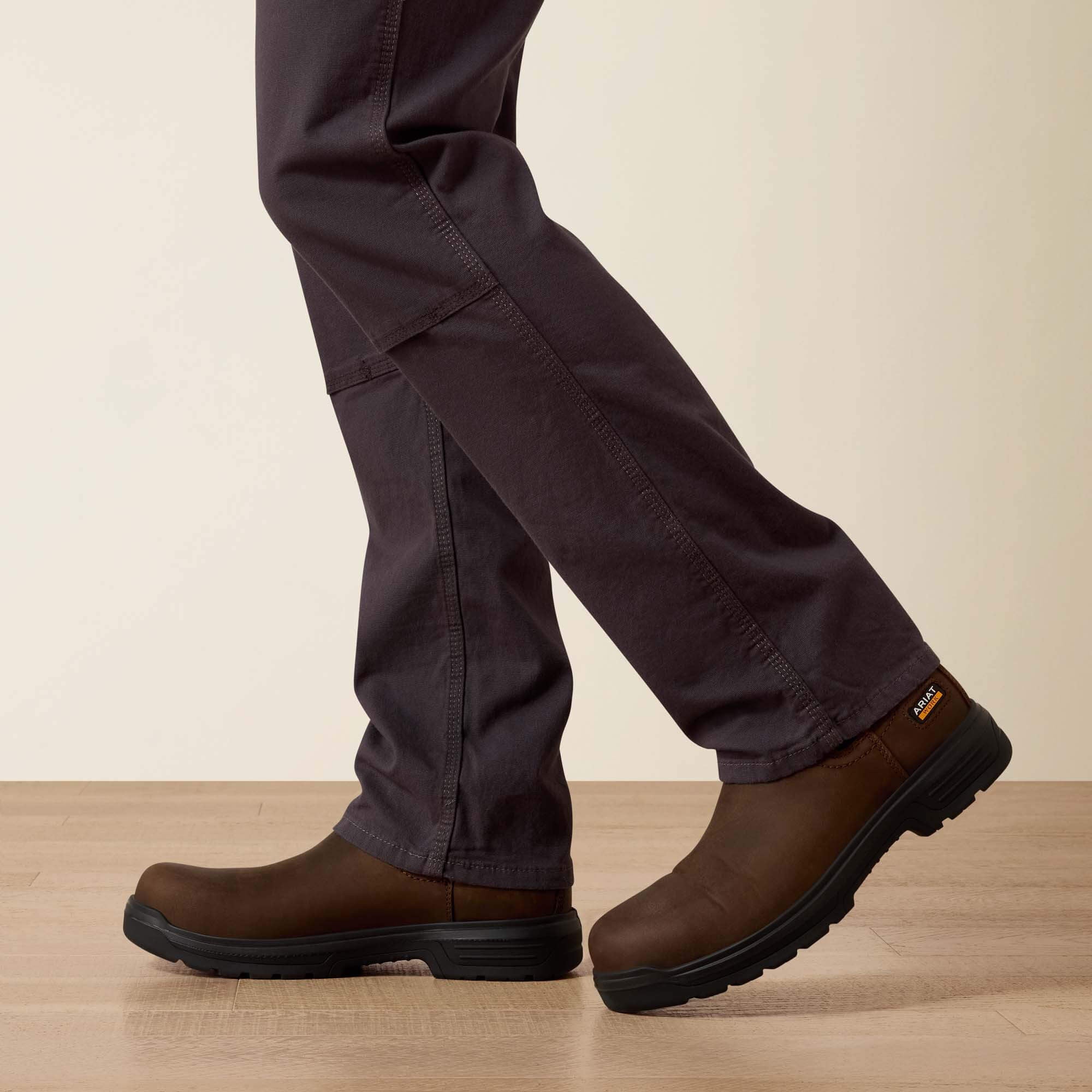 Men Rebar M4 Low Rise DuraStretch Made Tough Double Front Stackable Straight Leg Pant | Ariat Outlet