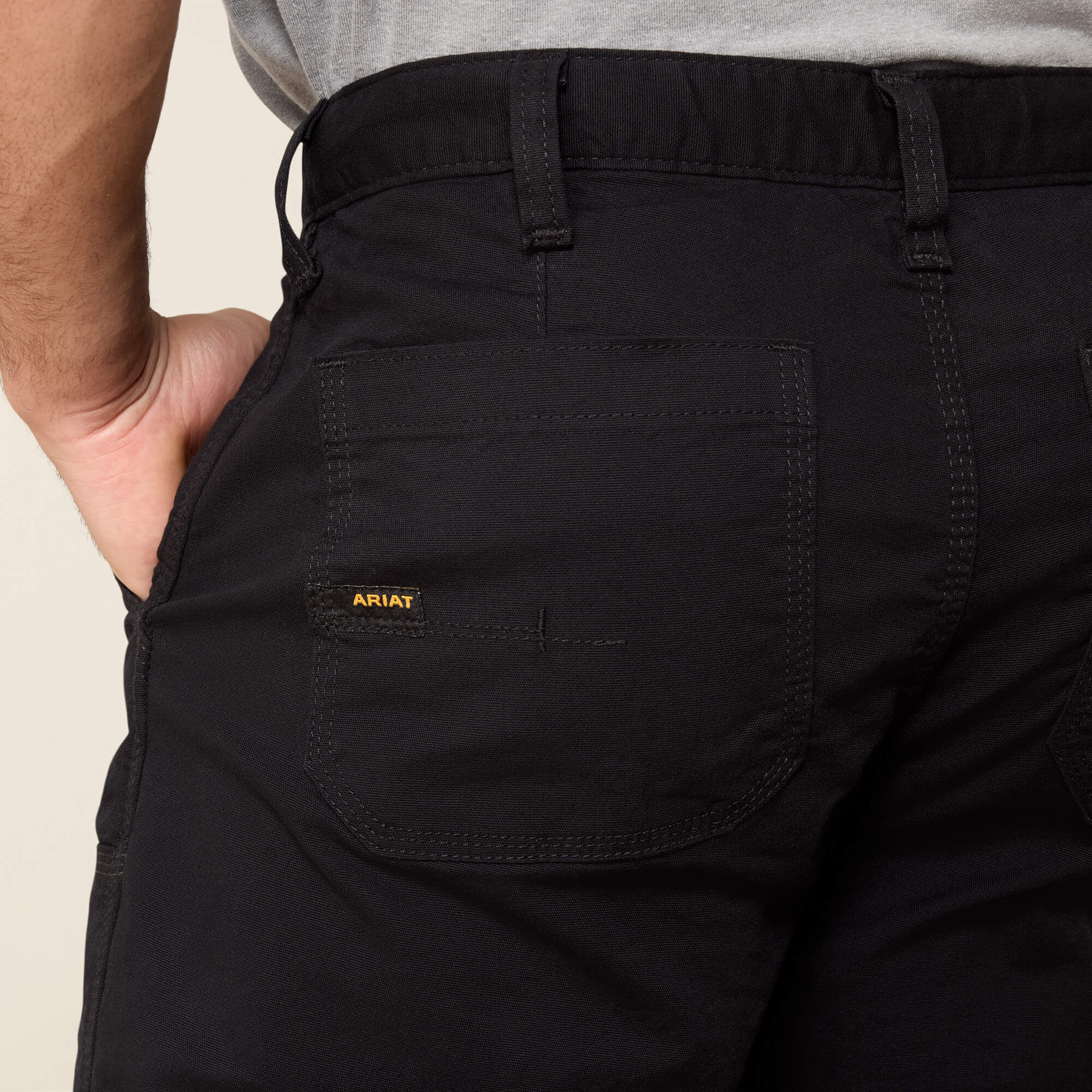 Men Rebar M4 Low Rise DuraStretch Made Tough Double Front Stackable Straight Leg Pant | Ariat for sale