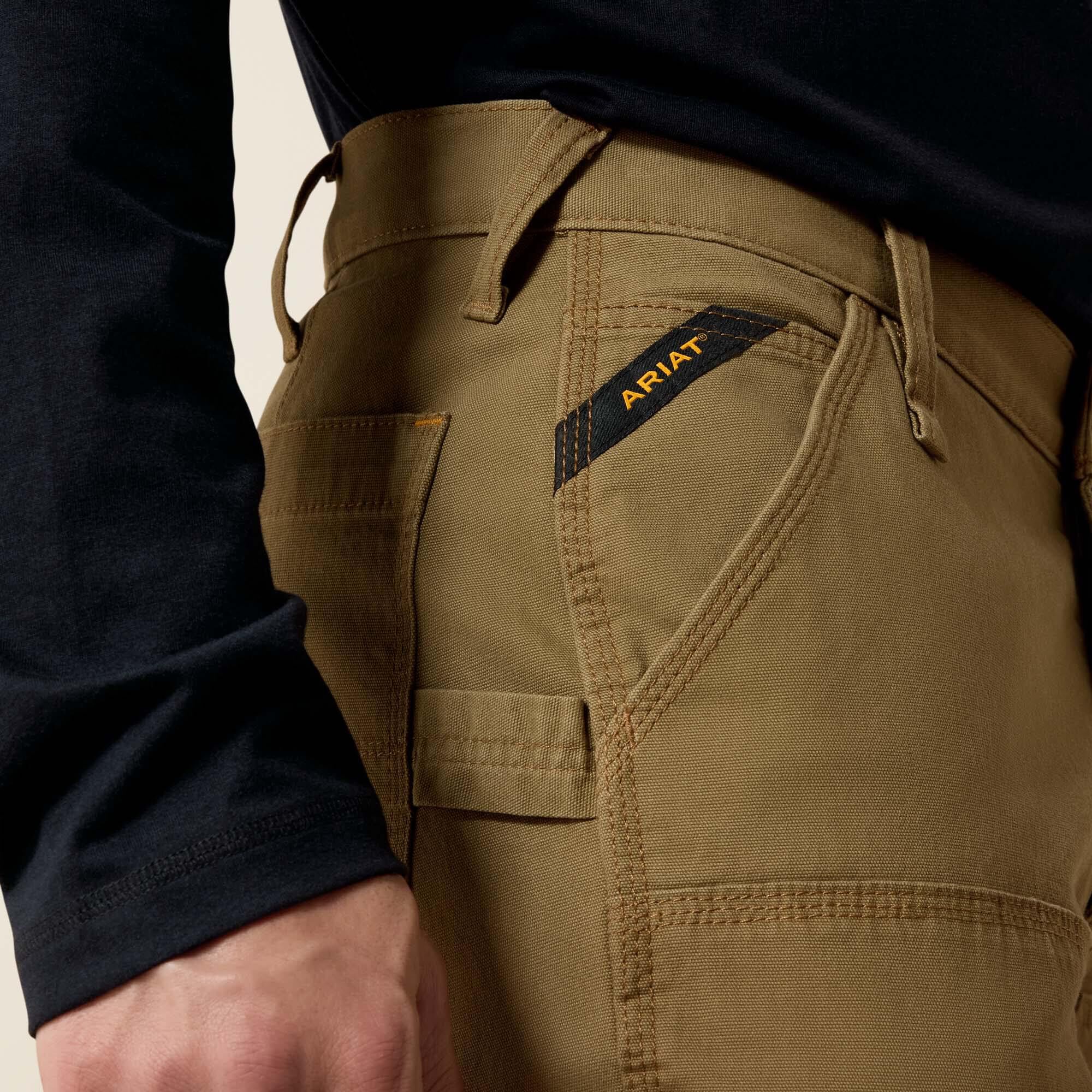 Men Rebar M4 Low Rise DuraStretch Made Tough Double Front Stackable Straight Leg Pant | Ariat near me