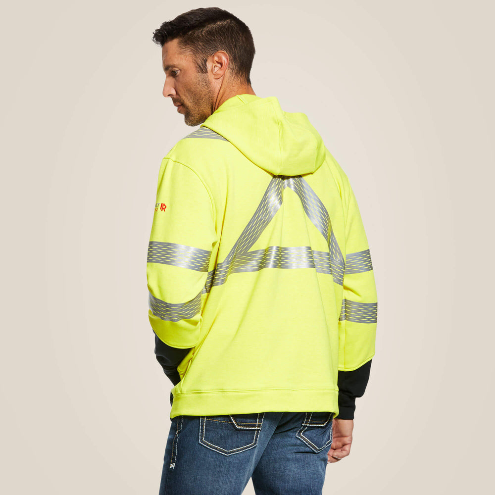 Men FR Hi-Vis Full Zip Hoodie | Ariat