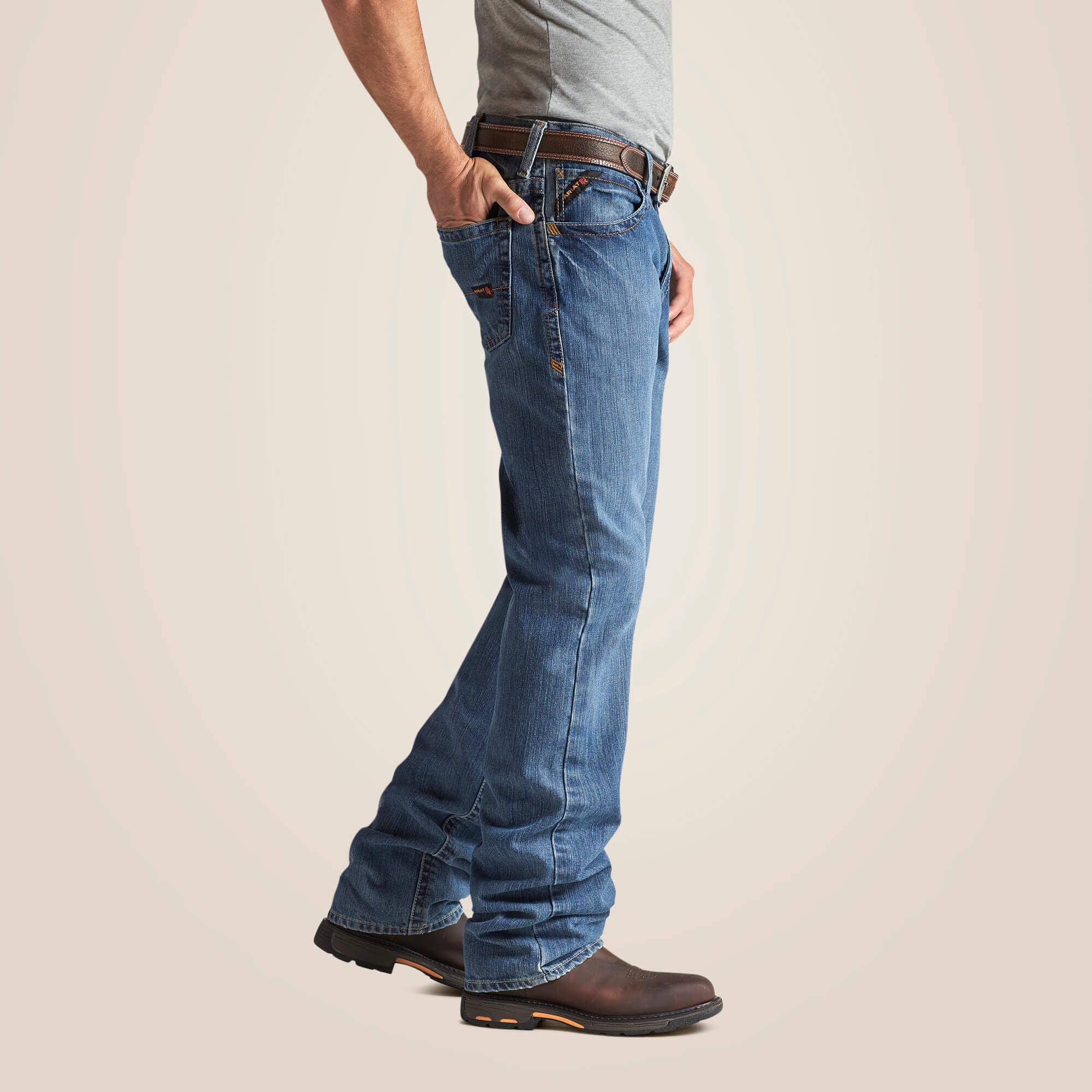 Men FR M3 Loose Basic Stackable Straight Leg Jean | Ariat Online
