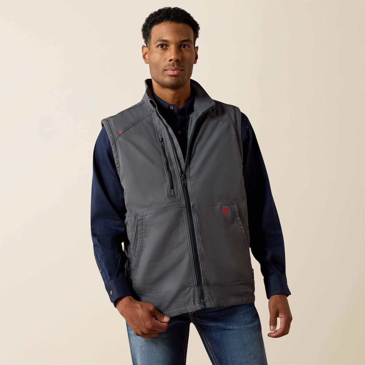 Men FR DuraLight Cordura Canvas Vest | Ariat near me