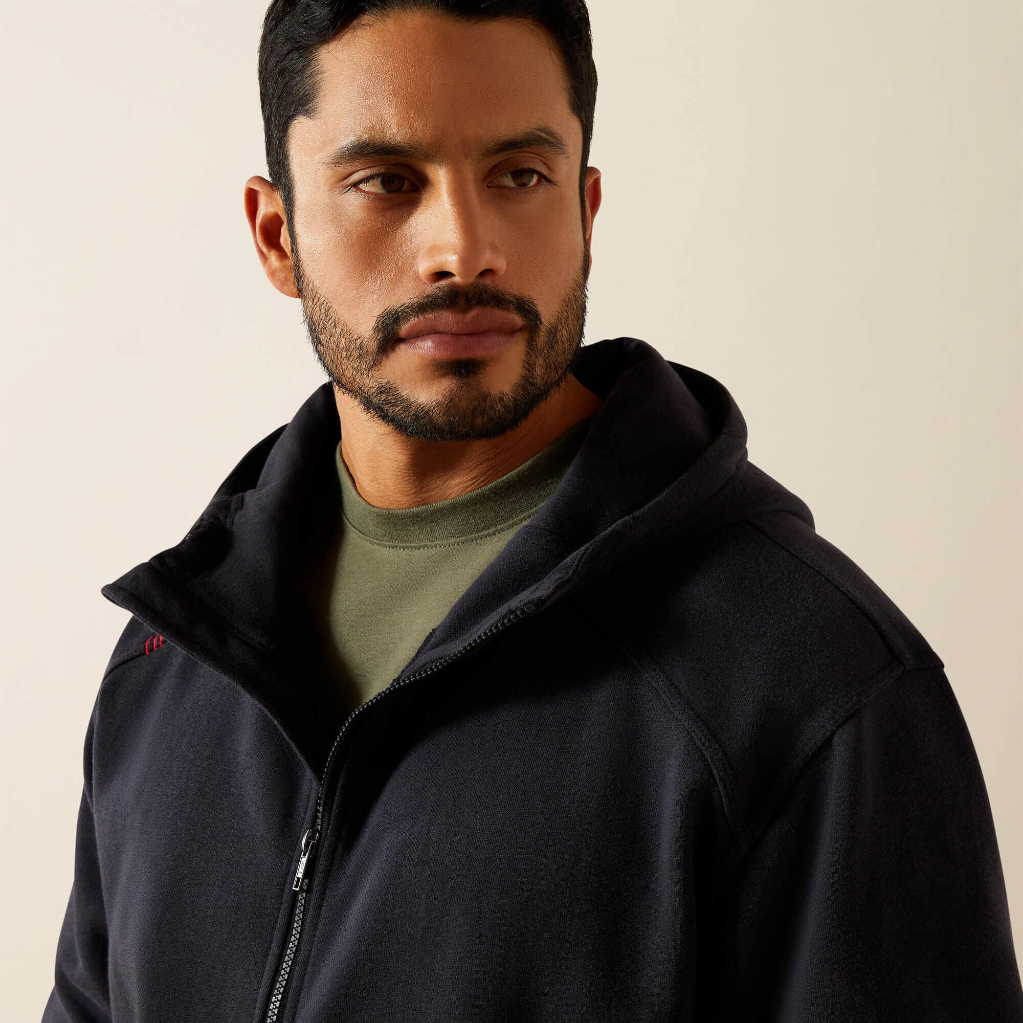 Men FR DuraStretch Heavyweight Fleece Full Zip Hoodie | Ariat Outlet