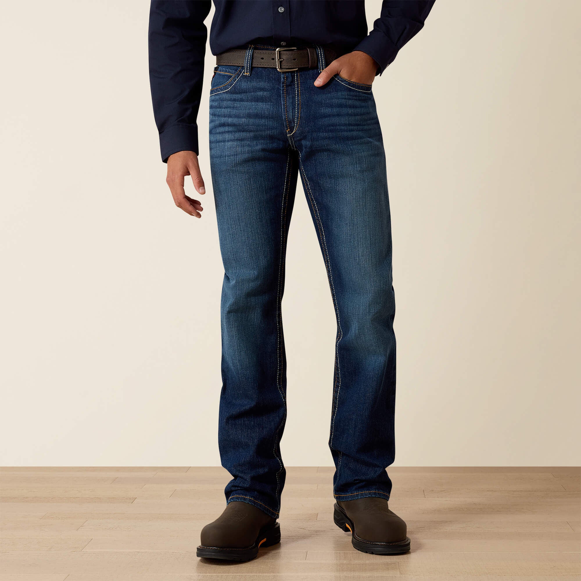 Men FR M4 Relaxed DuraStretch Stillwell Boot Cut Jean | Ariat for sale