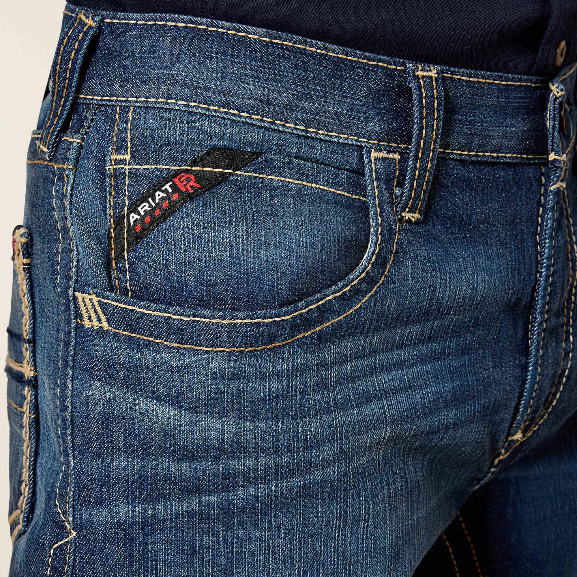 Men FR M5 Straight DuraStretch Truckee Stackable Straight Leg Jean | Ariat on sale