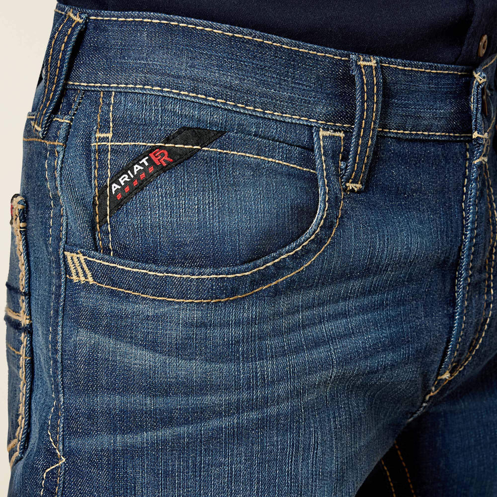 Men FR M5 Straight DuraStretch Truckee Stackable Straight Leg Jean | Ariat on sale