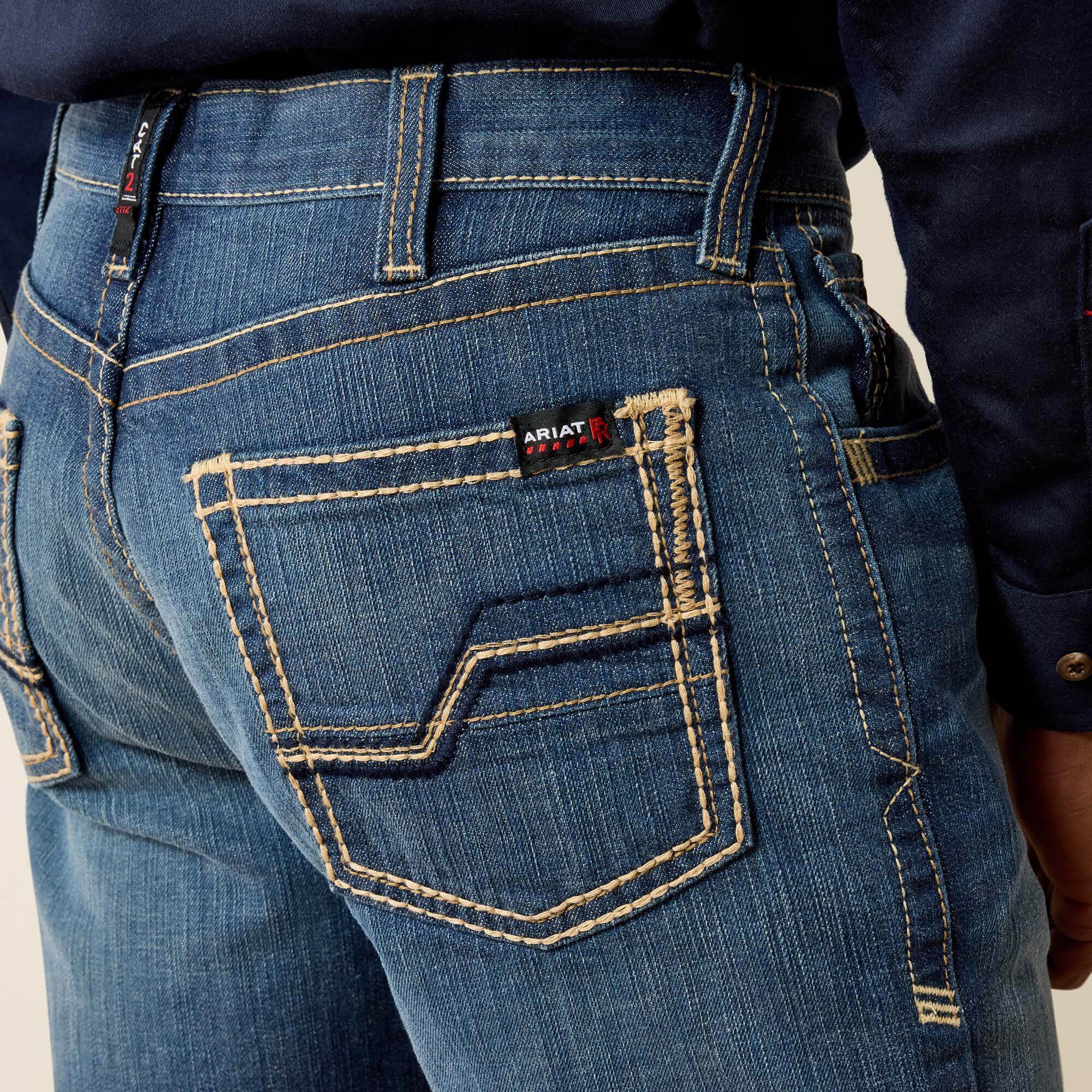 Men FR M5 Straight DuraStretch Truckee Stackable Straight Leg Jean | Ariat on sale
