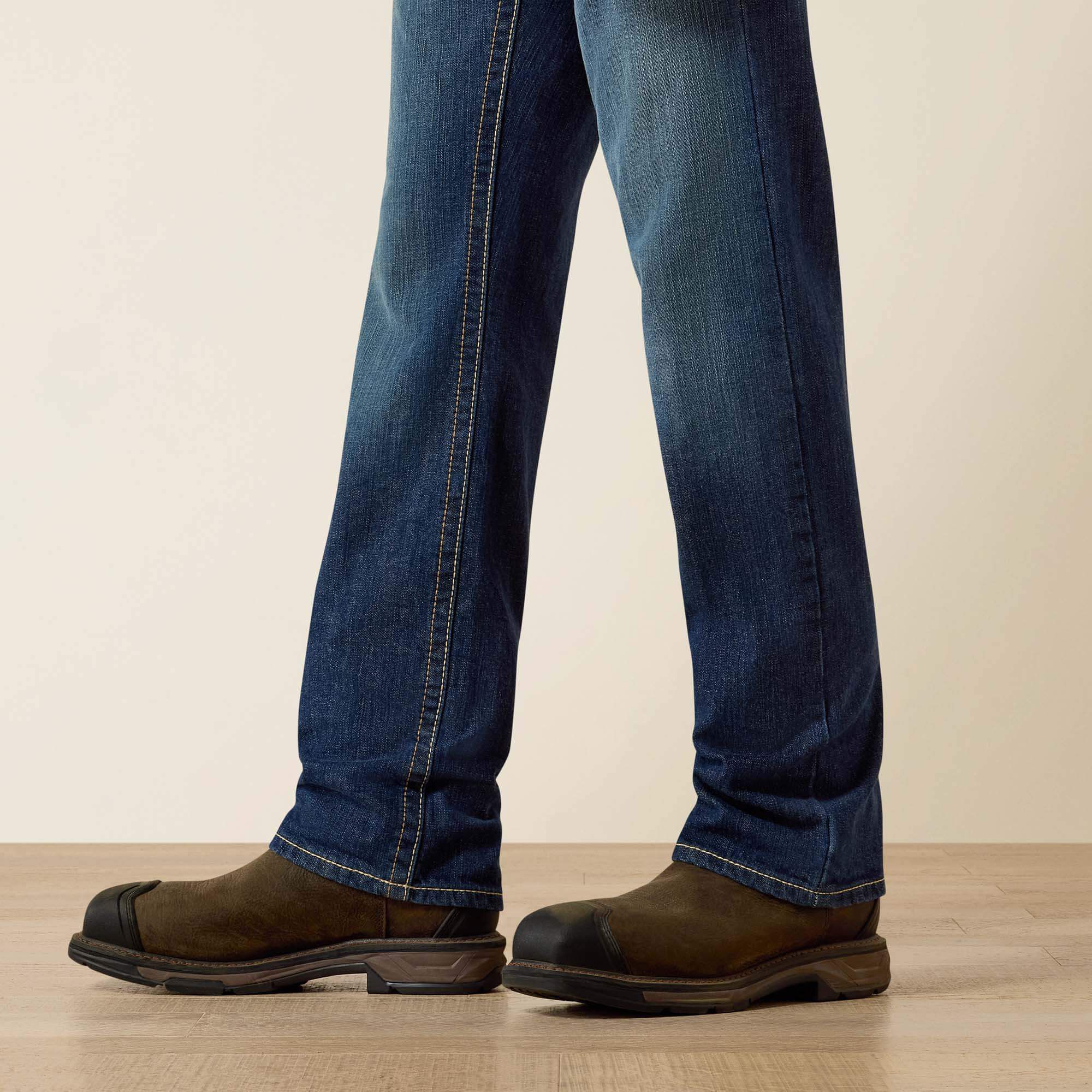 Men FR M5 Straight DuraStretch Truckee Stackable Straight Leg Jean | Ariat on sale