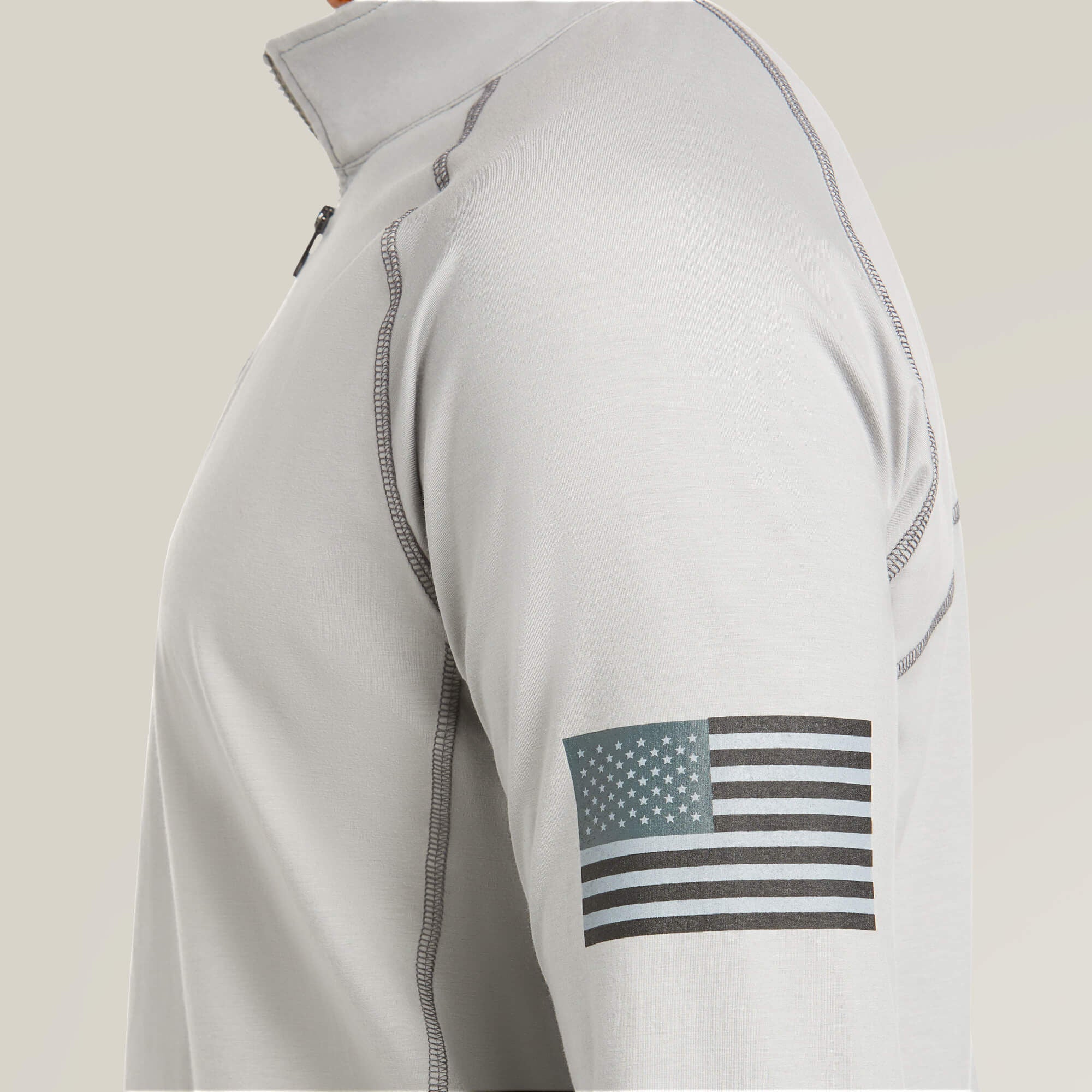 Men FR Combat Stretch Patriot 1/4 Zip Work Shirt | Ariat Outlet