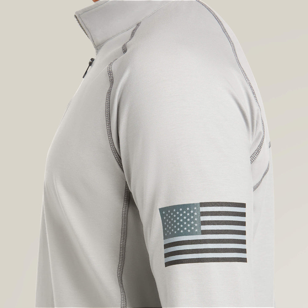 Men FR Combat Stretch Patriot 1/4 Zip Work Shirt | Ariat Outlet