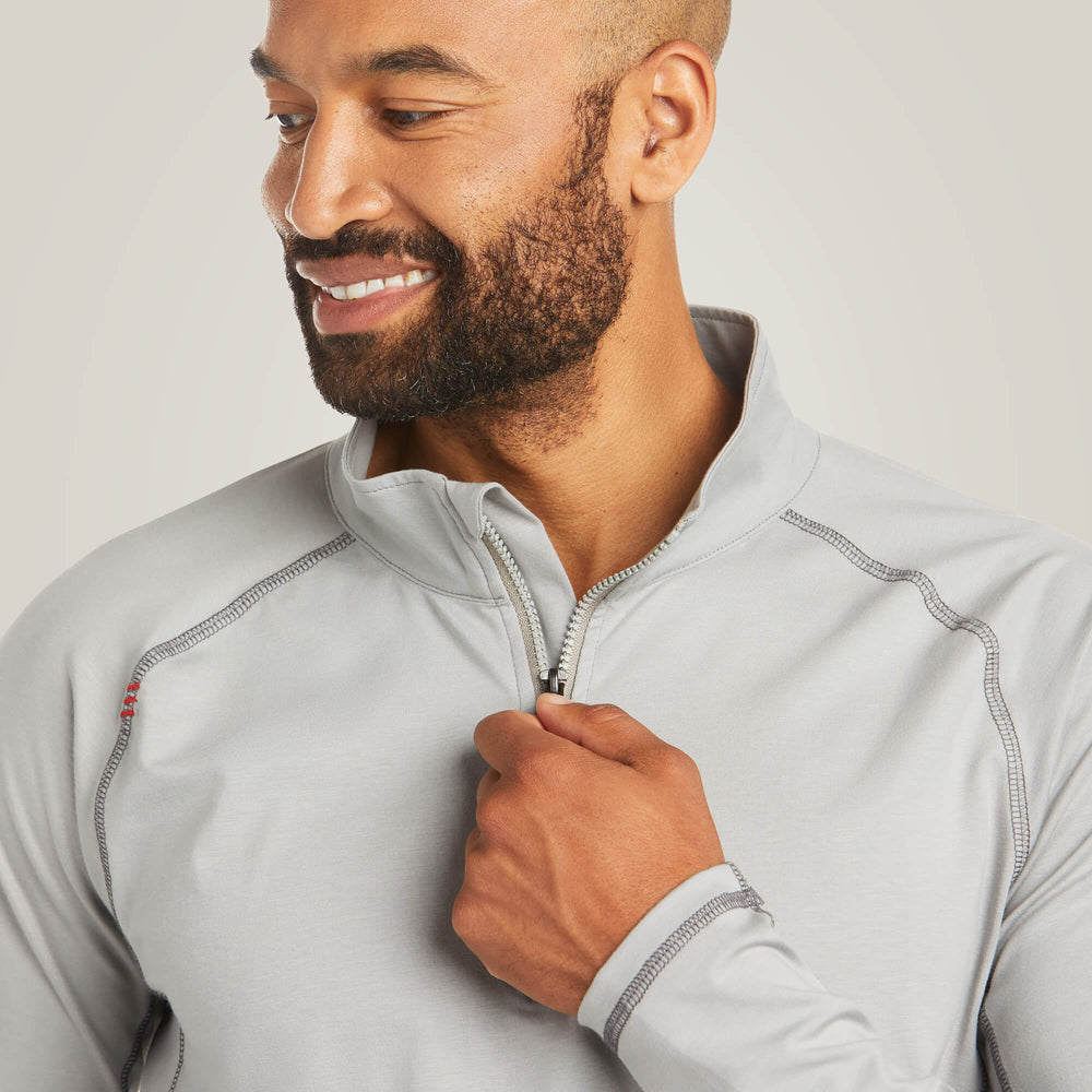 Men FR Combat Stretch Patriot 1/4 Zip Work Shirt | Ariat Outlet