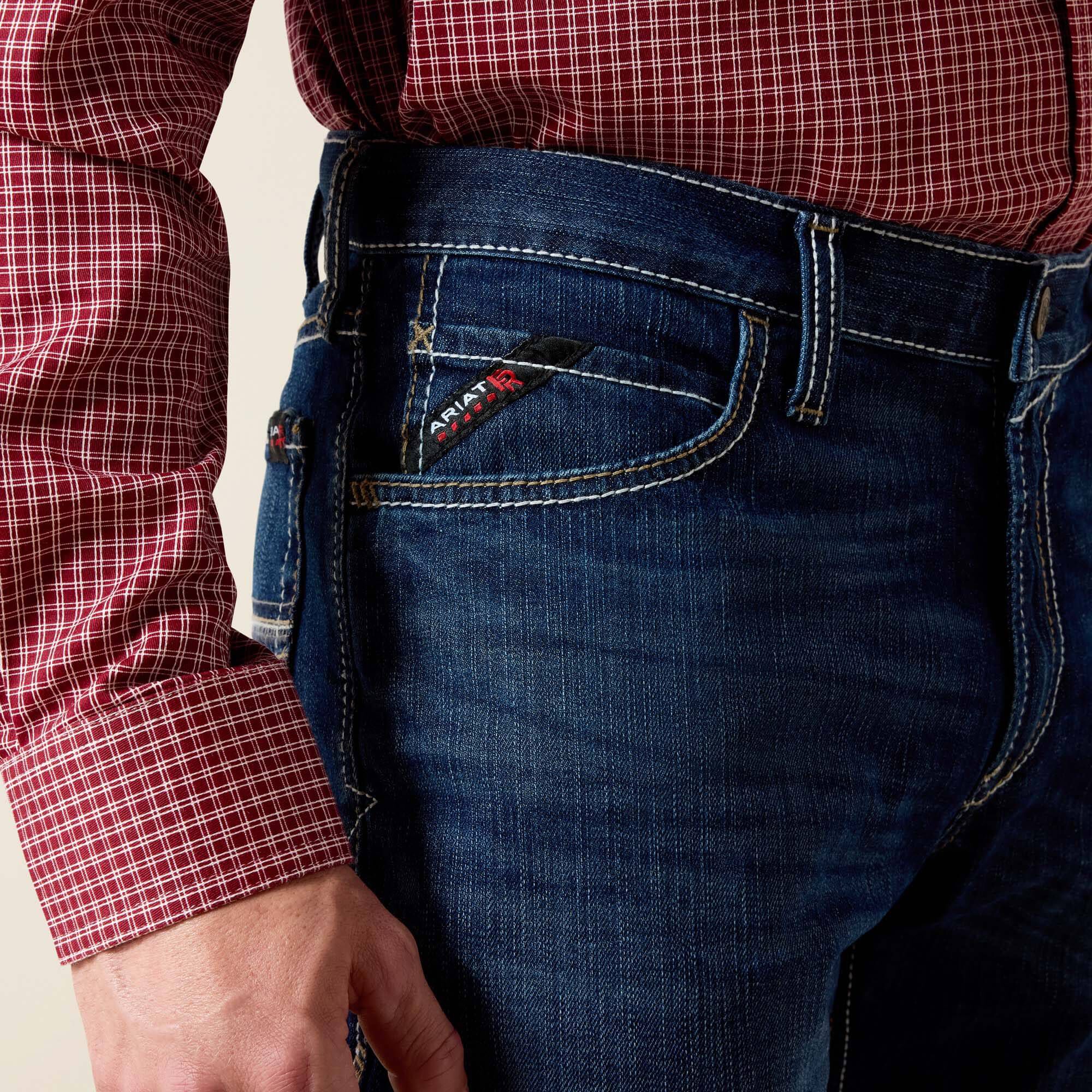 Men FR M4 Relaxed DuraStretch Lineup Stackable Straight Leg Jean | Ariat