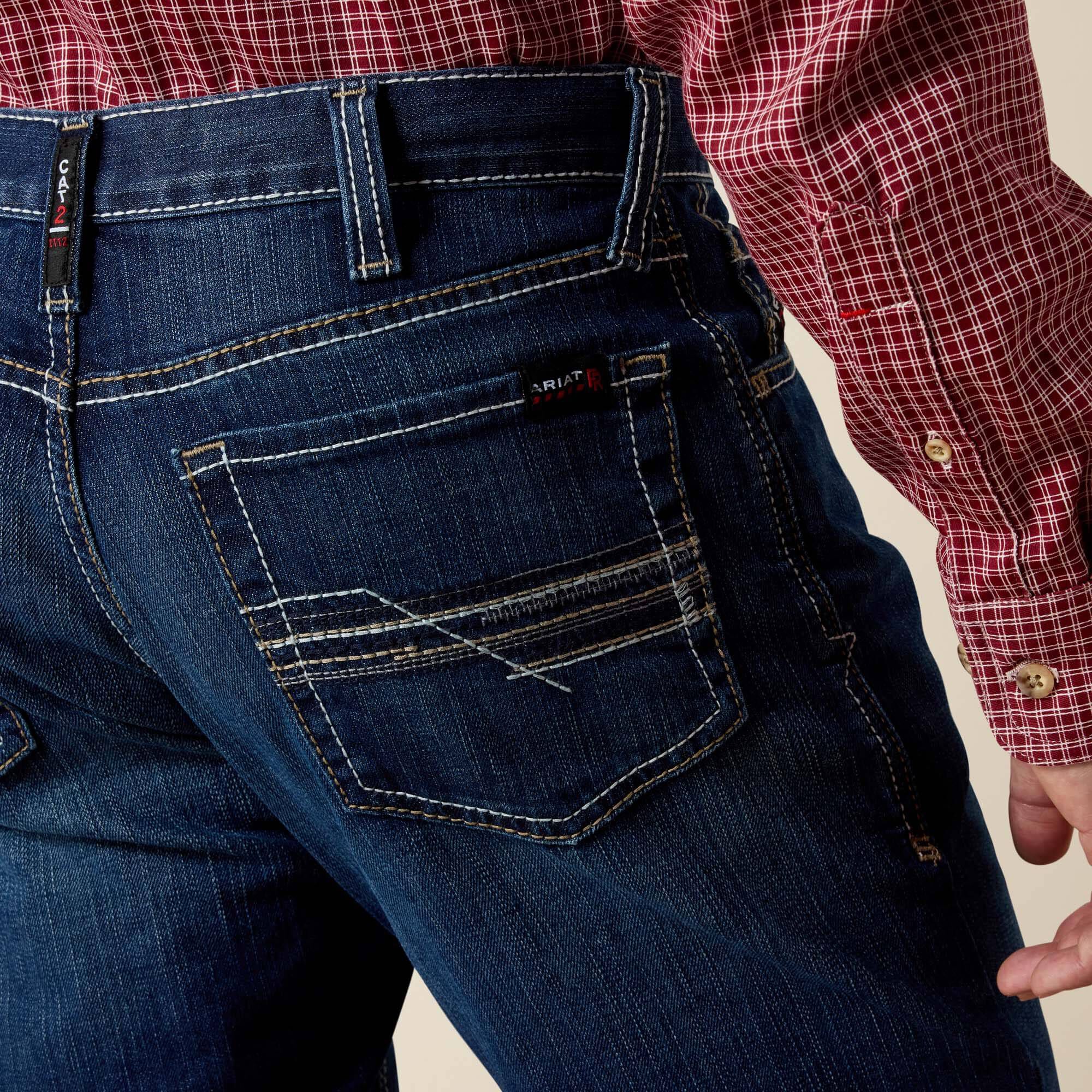 Men FR M4 Relaxed DuraStretch Lineup Stackable Straight Leg Jean | Ariat