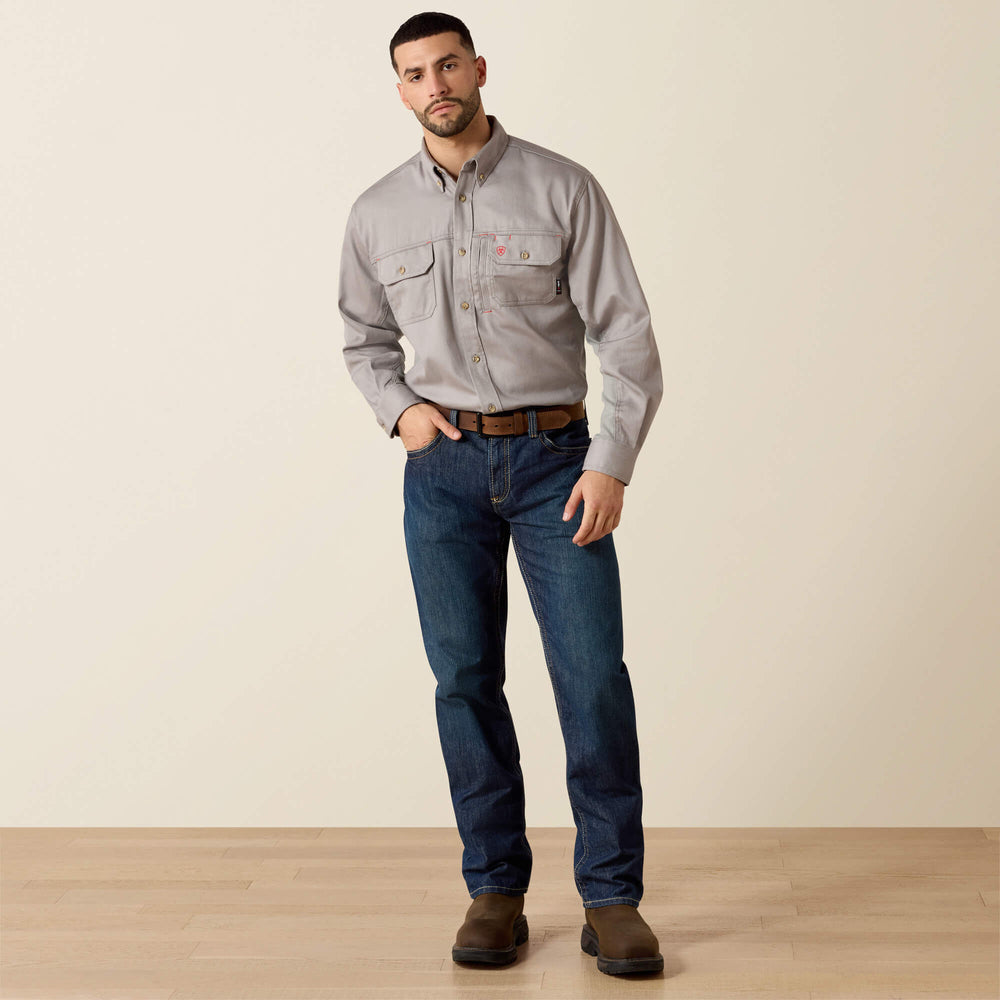 Men FR Solid Vent Work Shirt | Ariat us