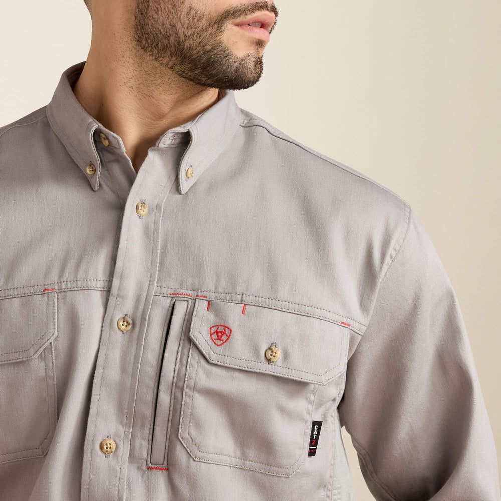Men FR Solid Vent Work Shirt | Ariat us