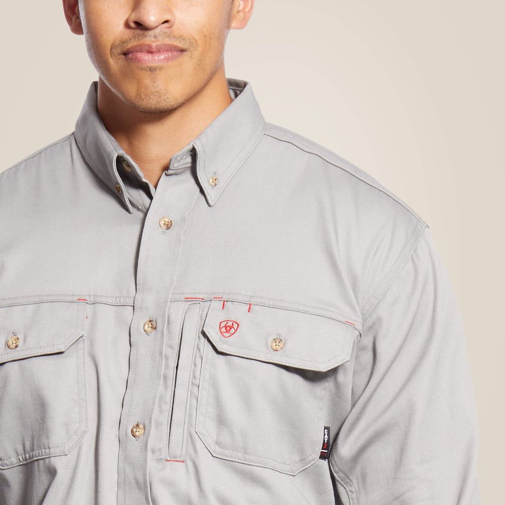 Men FR Solid Vent Work Shirt | Ariat us