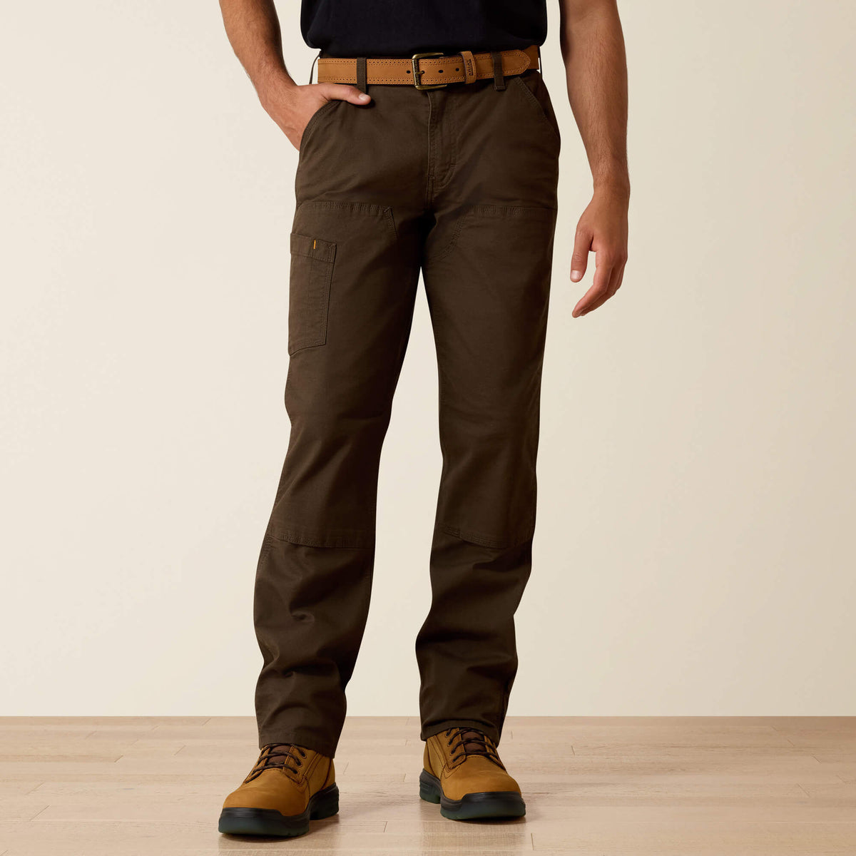 Men Rebar M4 Low Rise DuraStretch Made Tough Double Front Stackable Straight Leg Pant | Ariat Online