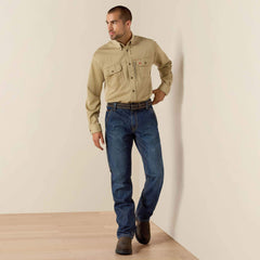 Men FR Solid Vent Work Shirt | Ariat on sale