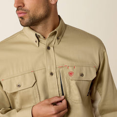 Men FR Solid Vent Work Shirt | Ariat on sale