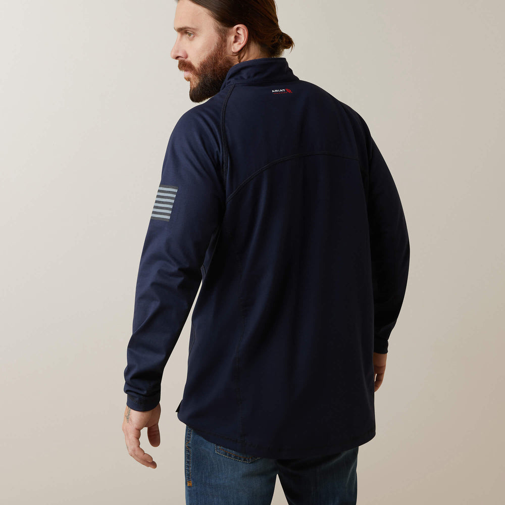 Men FR Combat Stretch Patriot 1/4 Zip Work Shirt | Ariat Discount