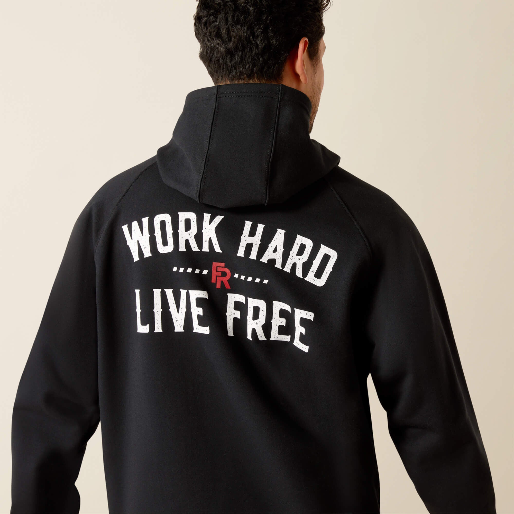Men FR DuraStretch Work Hard Live Free Hoodie | Ariat Discount
