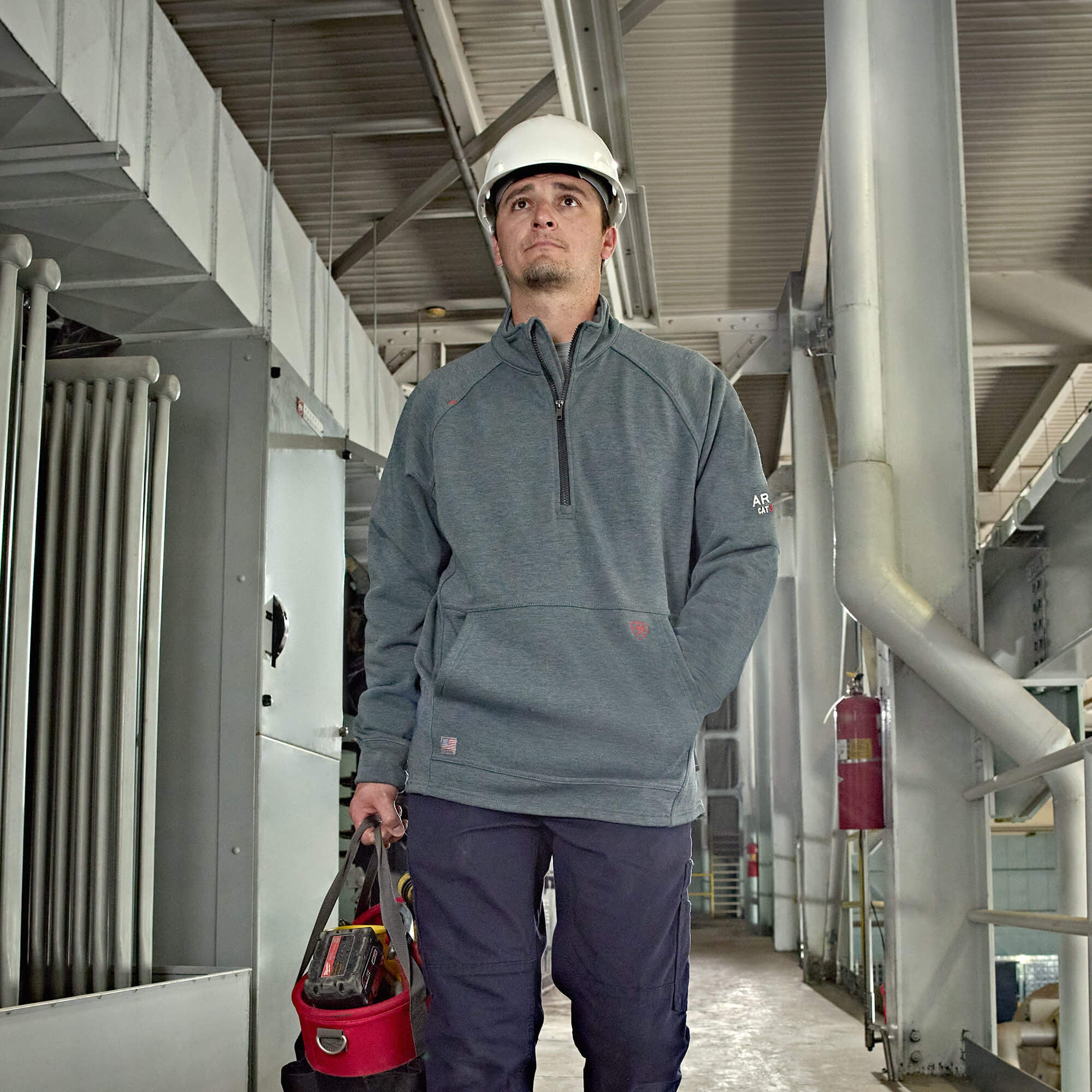 Men FR Primo Fleece 2.0 1/4 Zip Sweater | Ariat Outlet