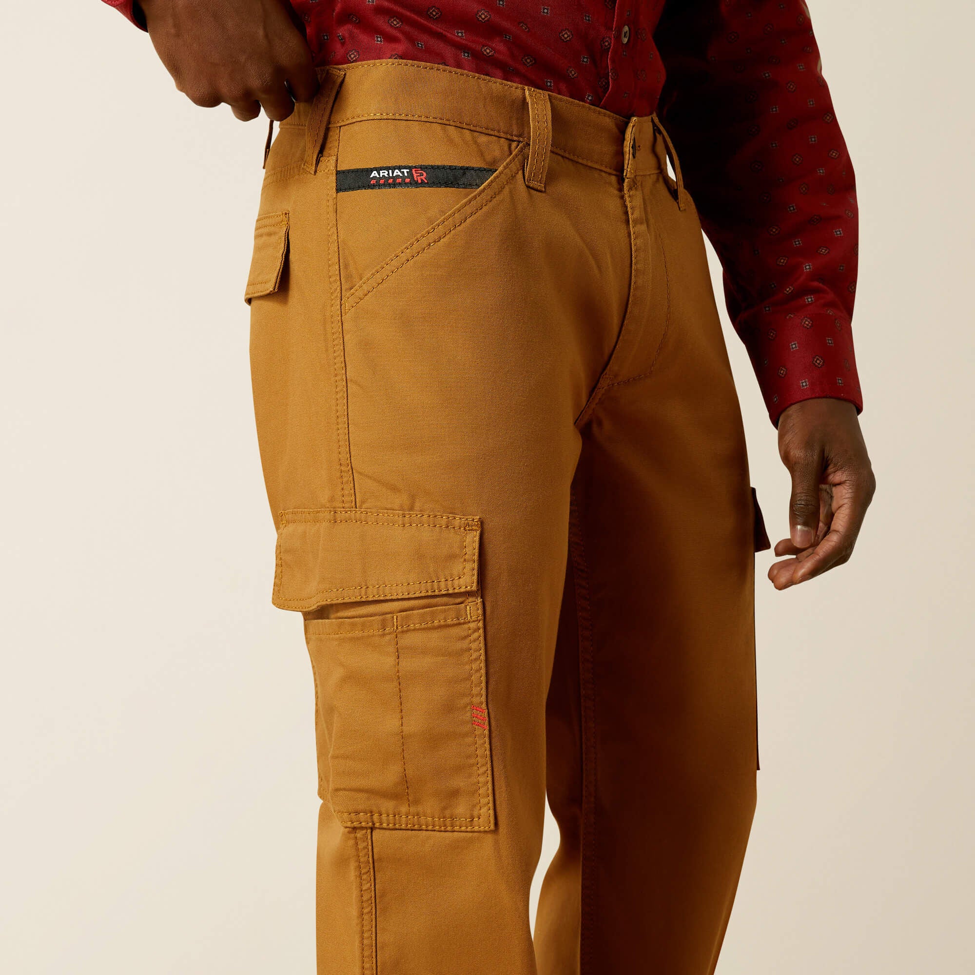 Men FR M4 Relaxed Lightweight Cargo DuraStretch Straight Leg Pants | Ariat for sale